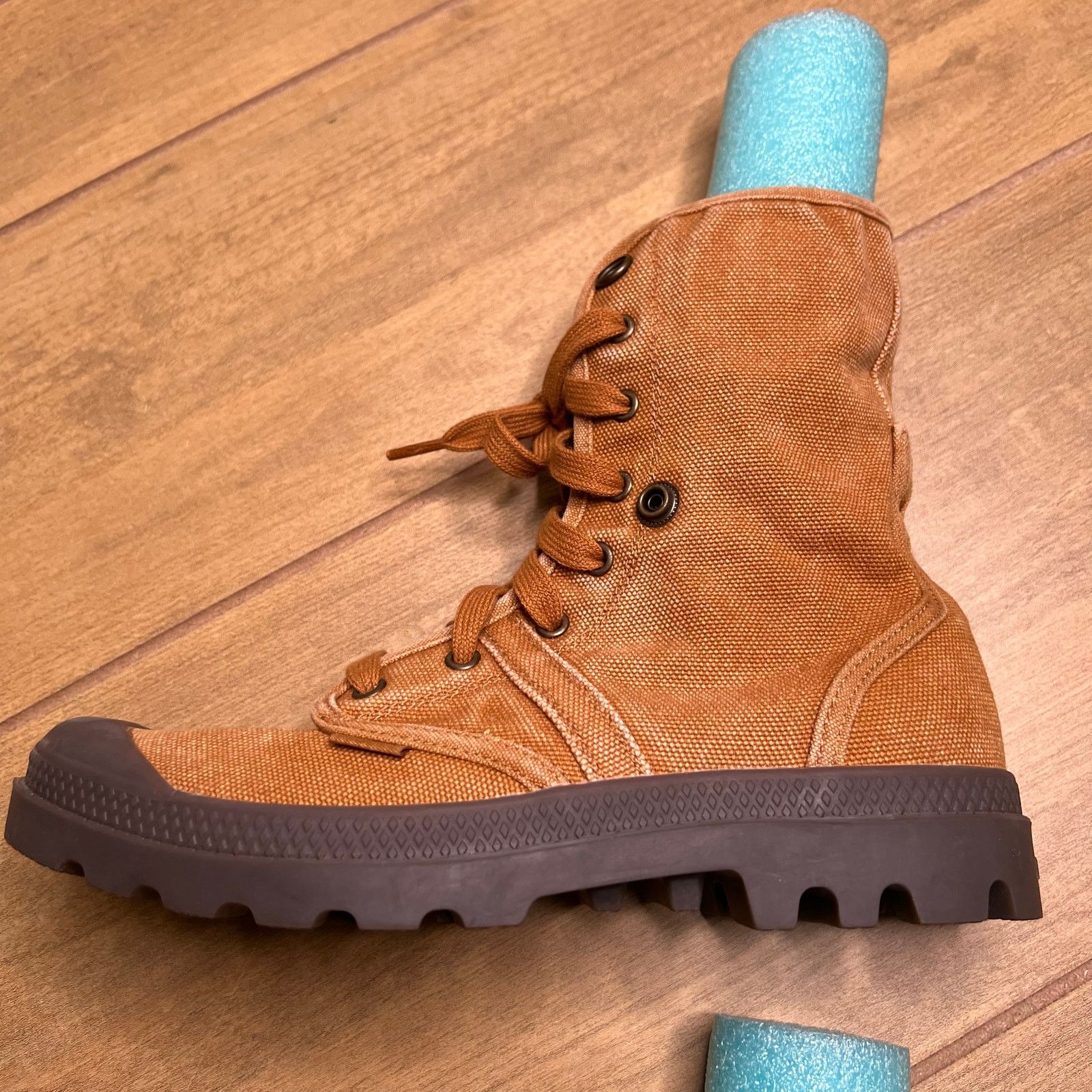 Palladium Palladium Pampa Hi Canvas Boots Brown Lace Up Military 7.5 Size US 7.5 / EU 40-41 - 11 Thumbnail