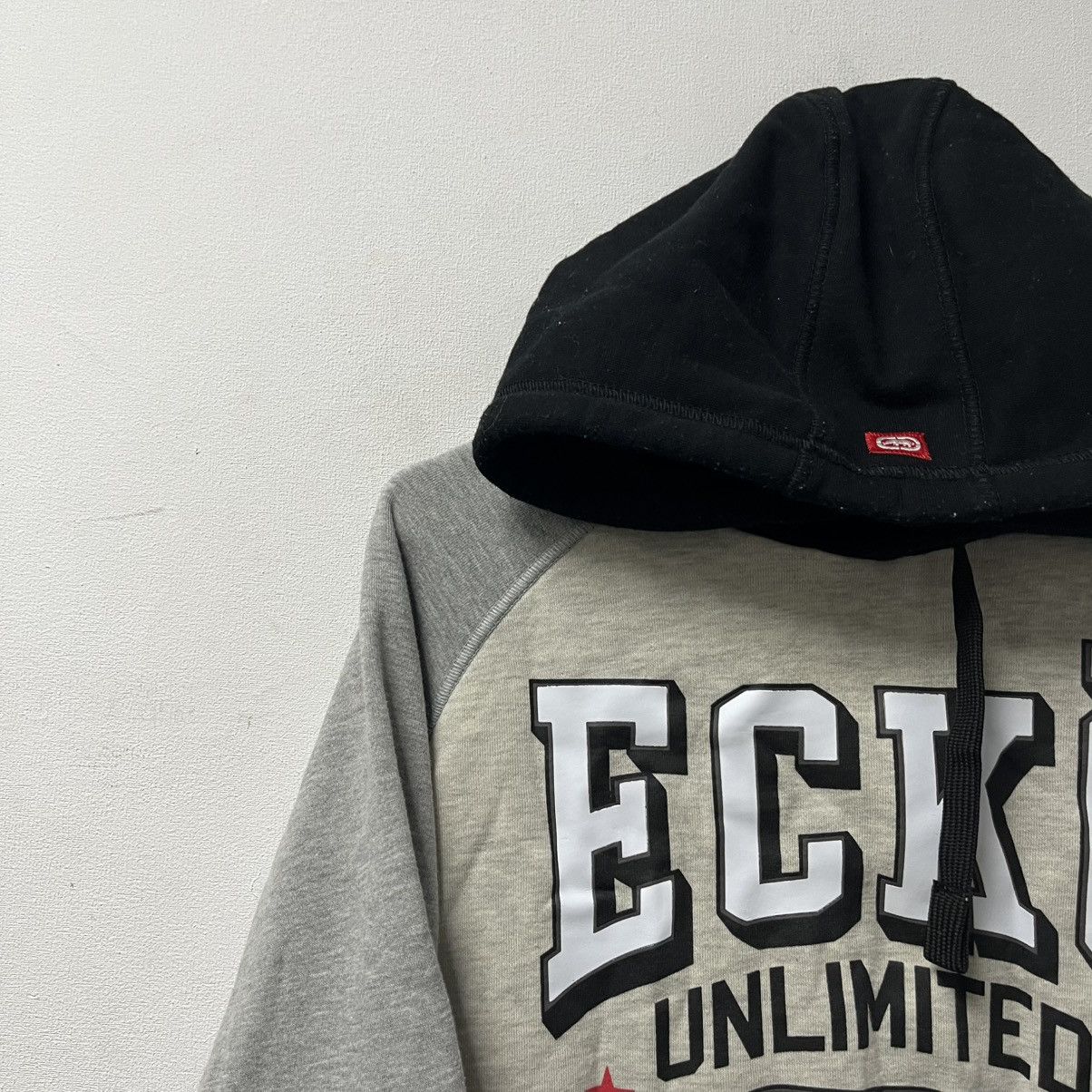 Ecko Unltd. Vintage Ecko Hoodie Distressed Big Logo Fit Size US L / EU 52-54 / 3 - 3 Thumbnail