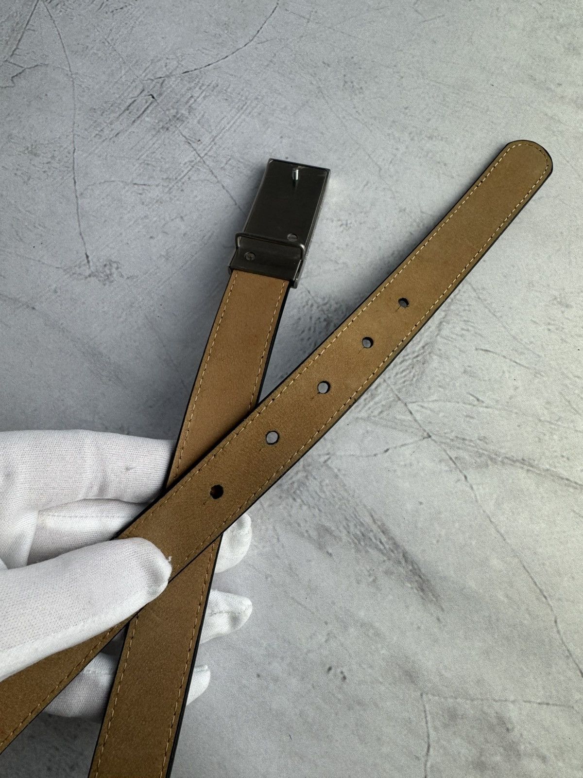 Burberry Burberry Heart Buckle Black Patent Belt Size ONE SIZE - 13 Thumbnail