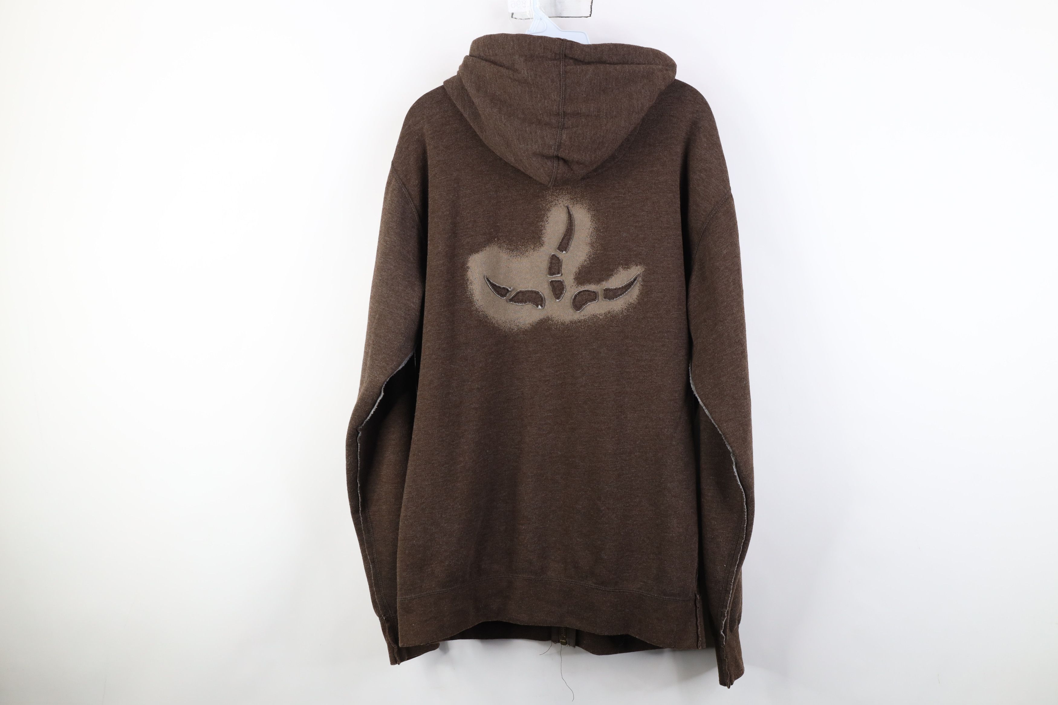 Prana Vintage prAna Breathe Spell Big Logo Full Zip Hoodie Brown Size US L / EU 52-54 / 3 - 13 Thumbnail