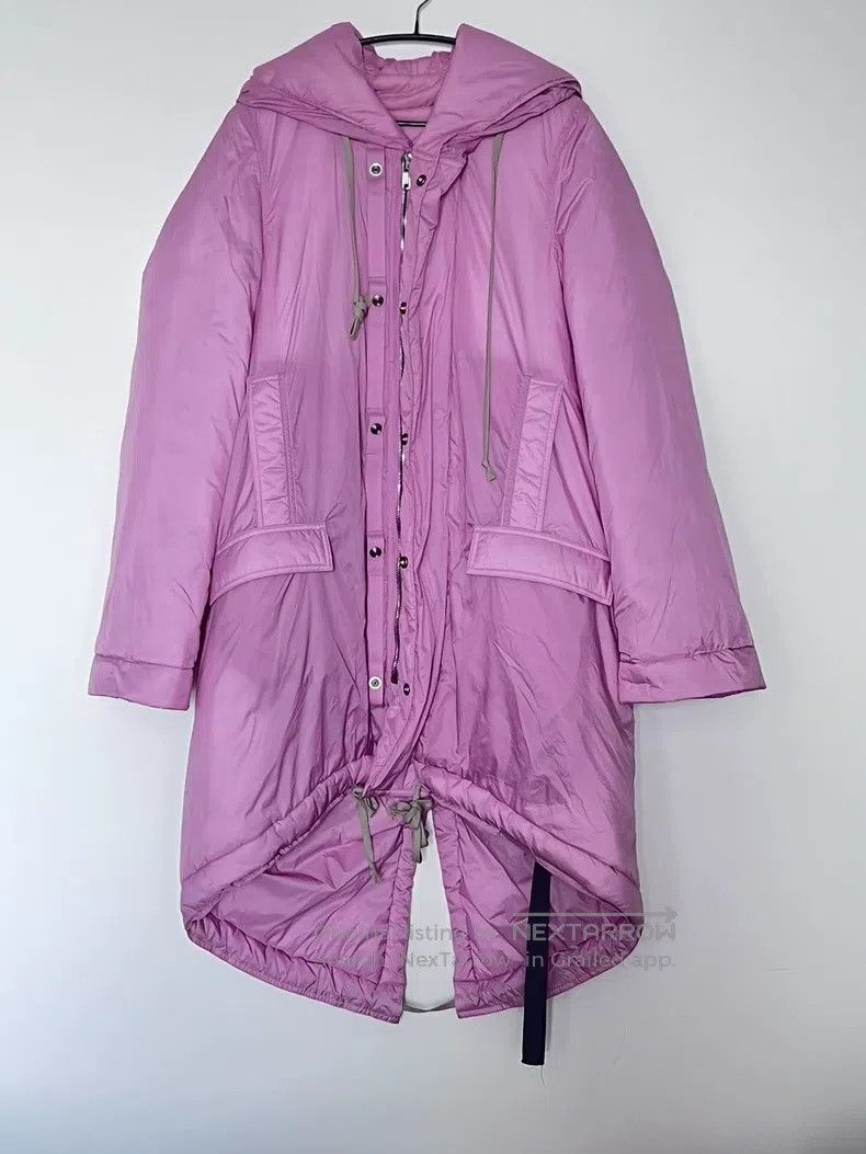 Rick Owens Rick Owens Classic New Special Color Pink Long Down Jacket Size S / US 4 / IT 40 - 1 Thumbnail