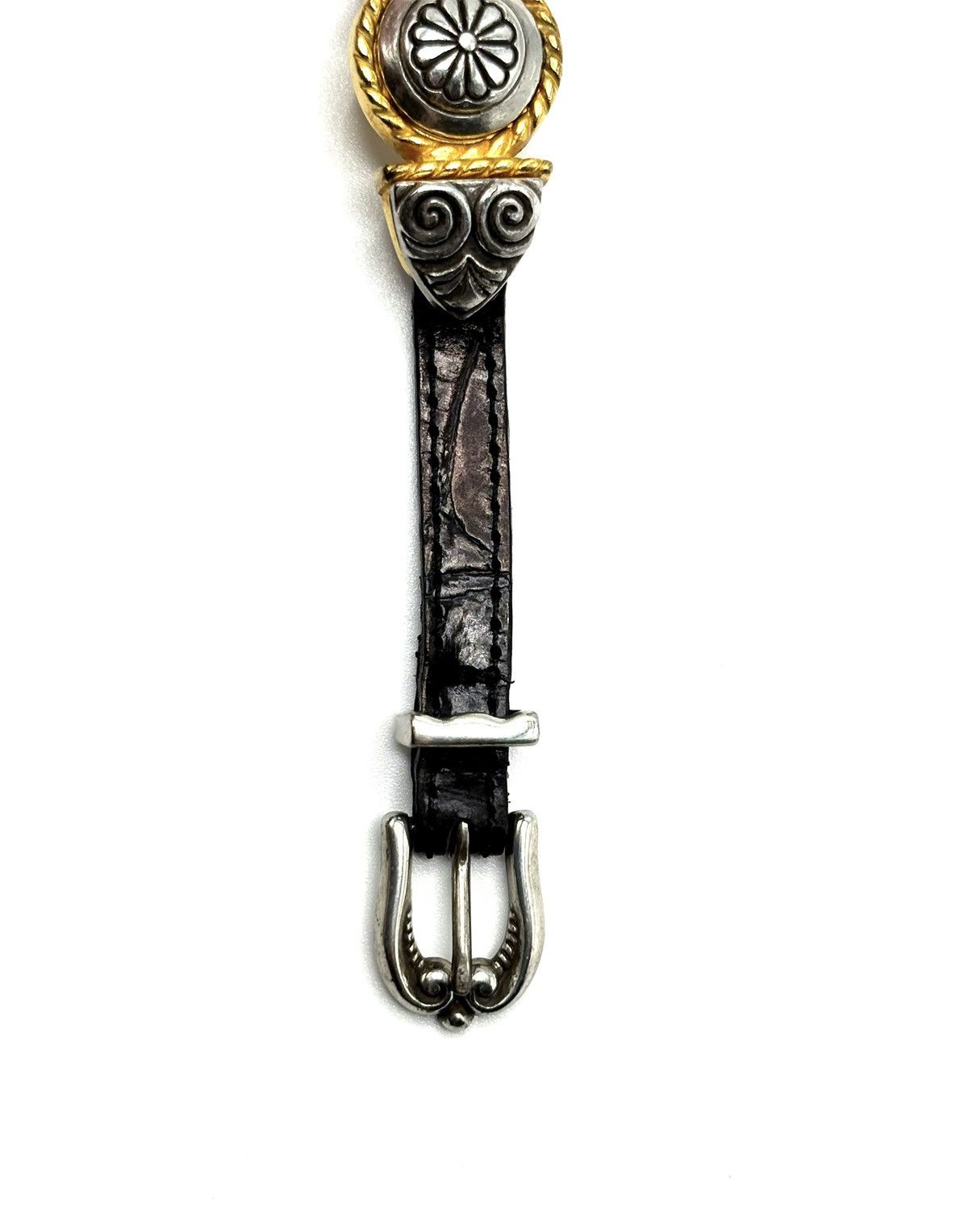 Brighton Brighton Two-Tone Leather Medallion Bracelet Size ONE SIZE - 6 Thumbnail