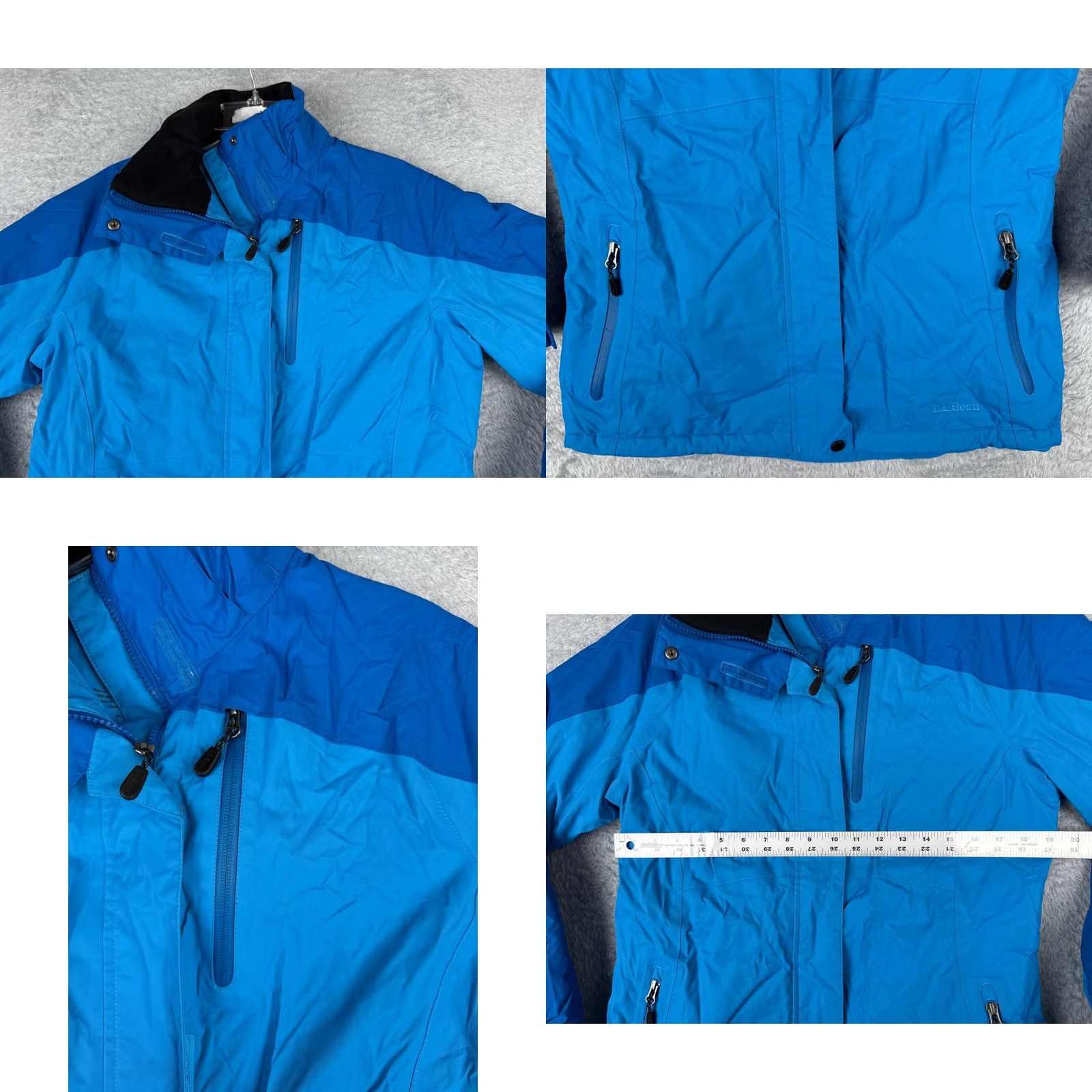 Vintage L.L. Bean Jacket Womens Small Blue Full Zip Primaloft Insulation Lightweight Hooded Long Sleeve Parka Size S / US 4 / IT 40 - 8 Thumbnail