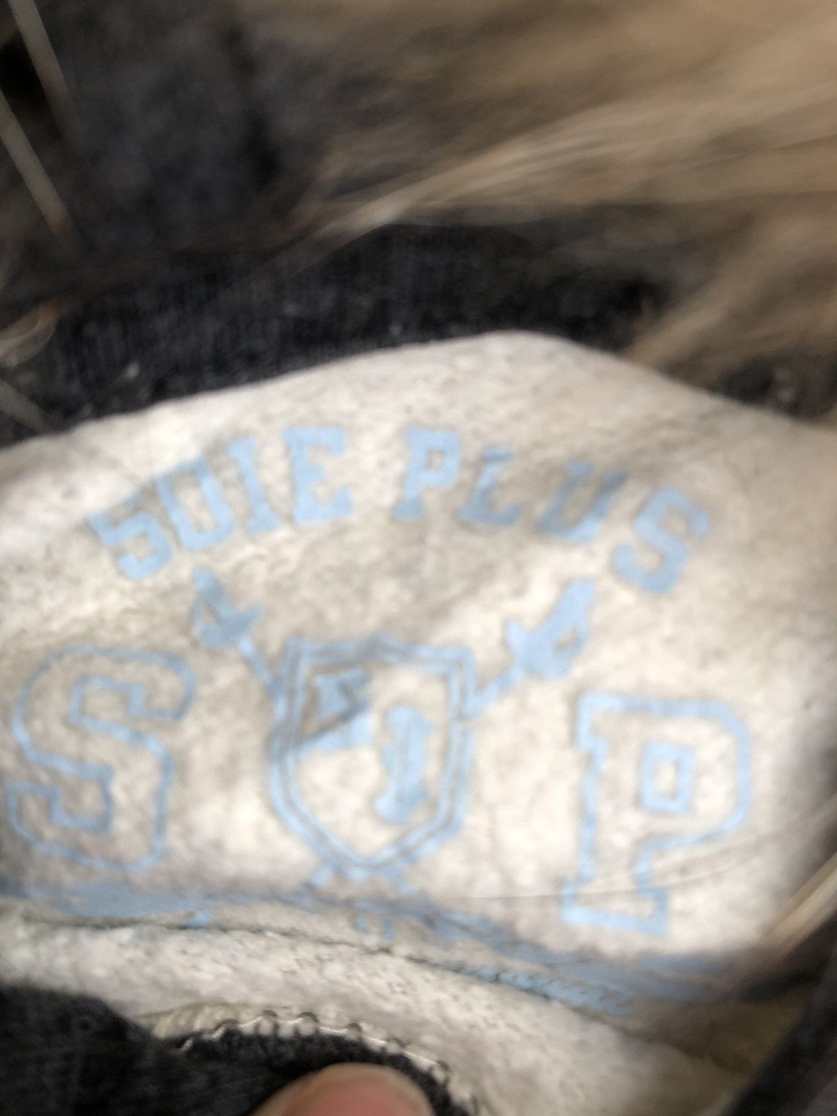 If Six Was Nine × Japanese Brand × Le Grande Bleu (L.G.B.) Studded Poem Fur hoodie Ifsixwasnine LGB Style Size US M / EU 48-50 / 2 - 5 Thumbnail