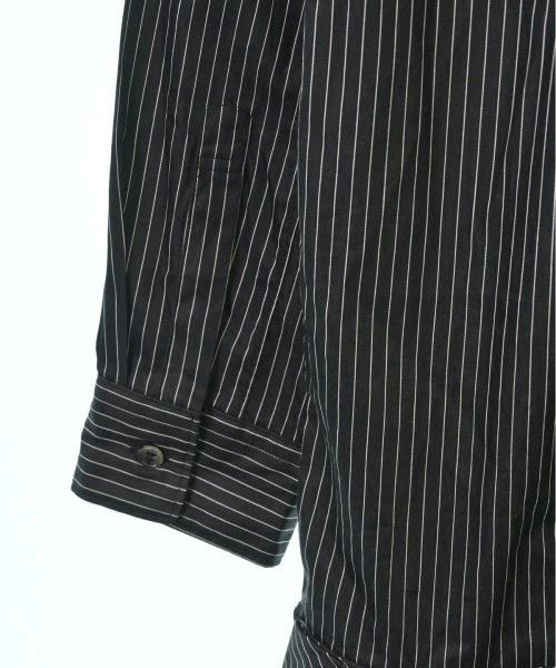 Comme des Garcons Homme Plus Shirt Cotton Stripe Long Length Button Up Black x White Size US M / EU 48-50 / 2 - 8 Thumbnail
