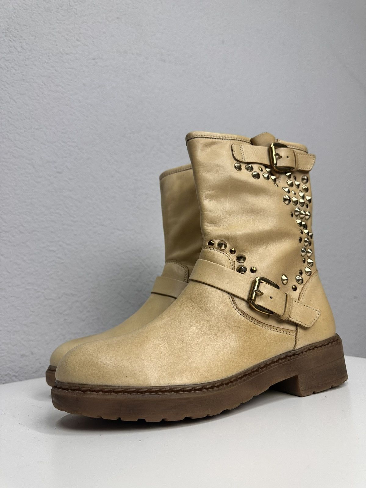 A.S.98 Vintage Leather Boots Metal Gothic Rick Owens Guidi AS 98 Size US 9 / IT 39 - 7 Thumbnail