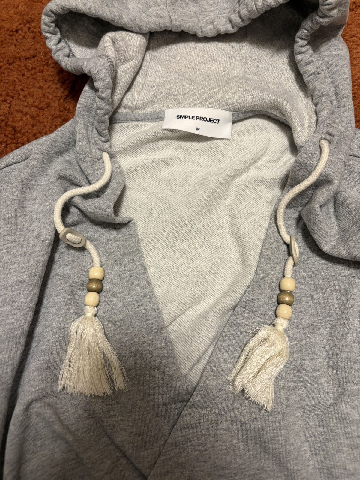 SIMPLE PROJECT Simple Project Cropped Tassel Hoodie Size US M / EU 48-50 / 2 - 2 Thumbnail
