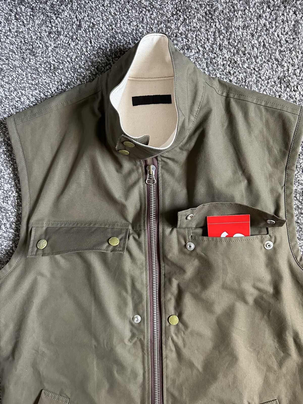 3MAN 3MAN SS23 Utility Vest in Olive Size US M / EU 48-50 / 2 - 8 Thumbnail