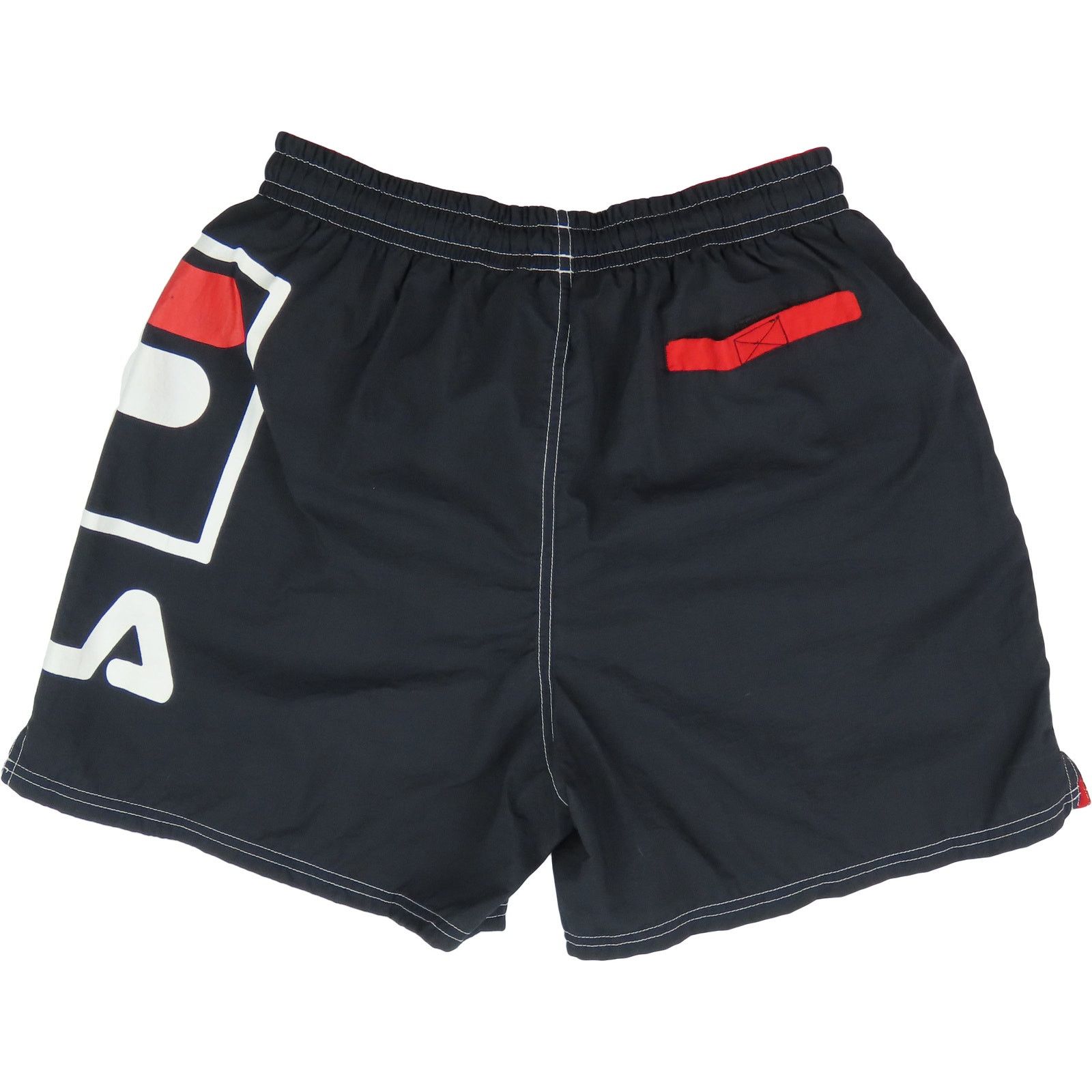 Vintage Vintage 90s Fila Spellout Pool Beach Trunks Size US 30 / EU 46 - 4 Thumbnail