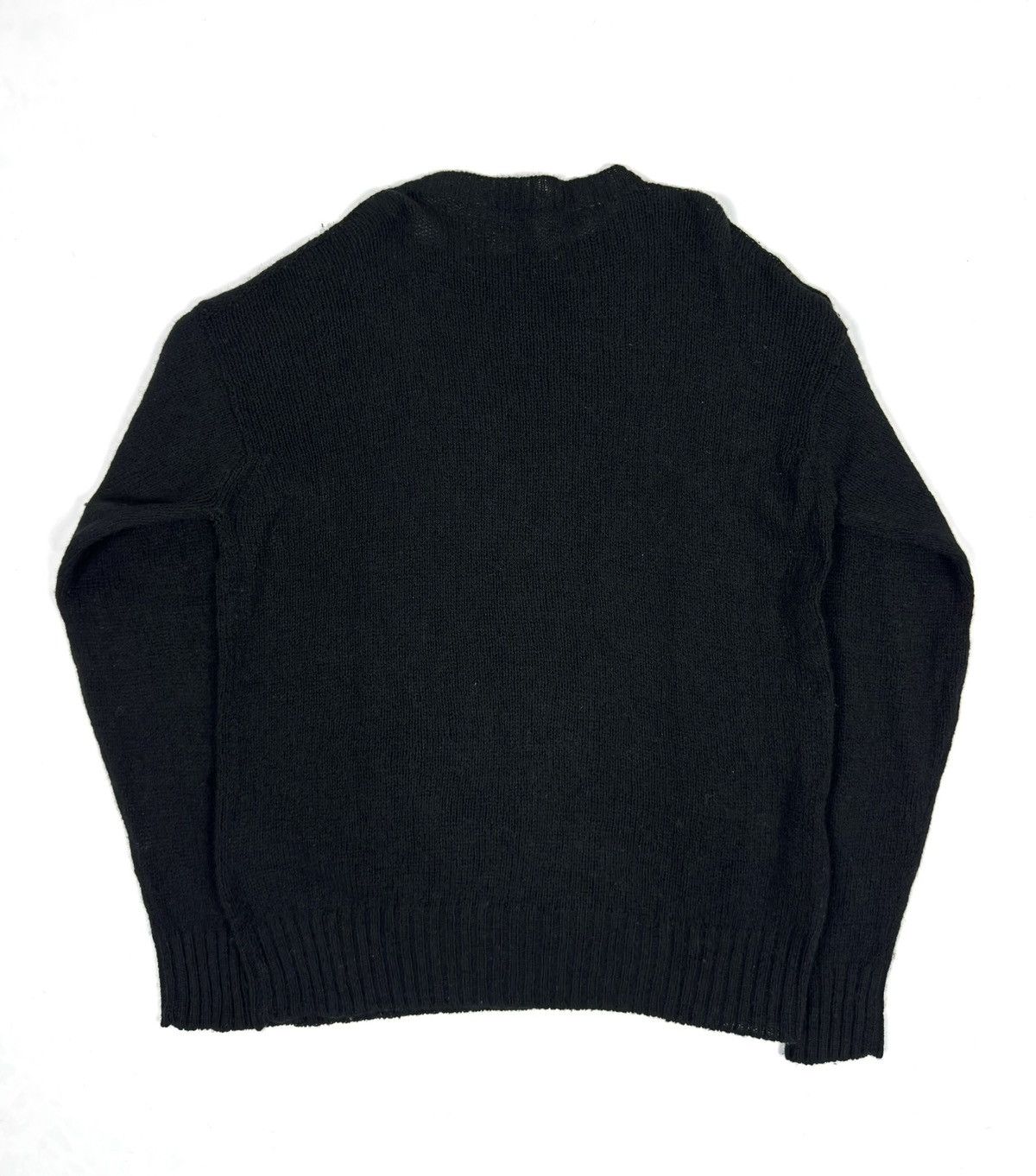 Prada Prada Heard Pattern Wool Black Sweater Size US M / EU 48-50 / 2 - 12 Thumbnail