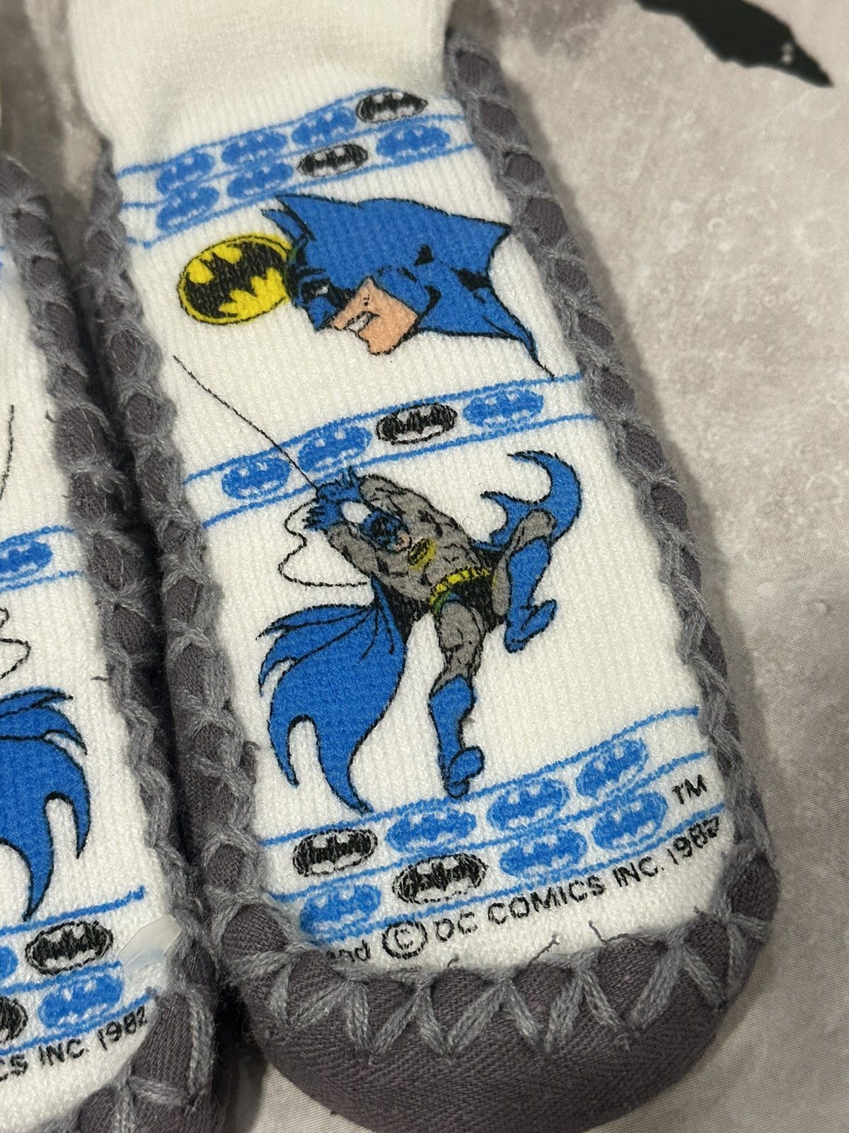 DC Comics DC Comics Batman Superhero Slipper Socks Size ONE SIZE - 3 Thumbnail