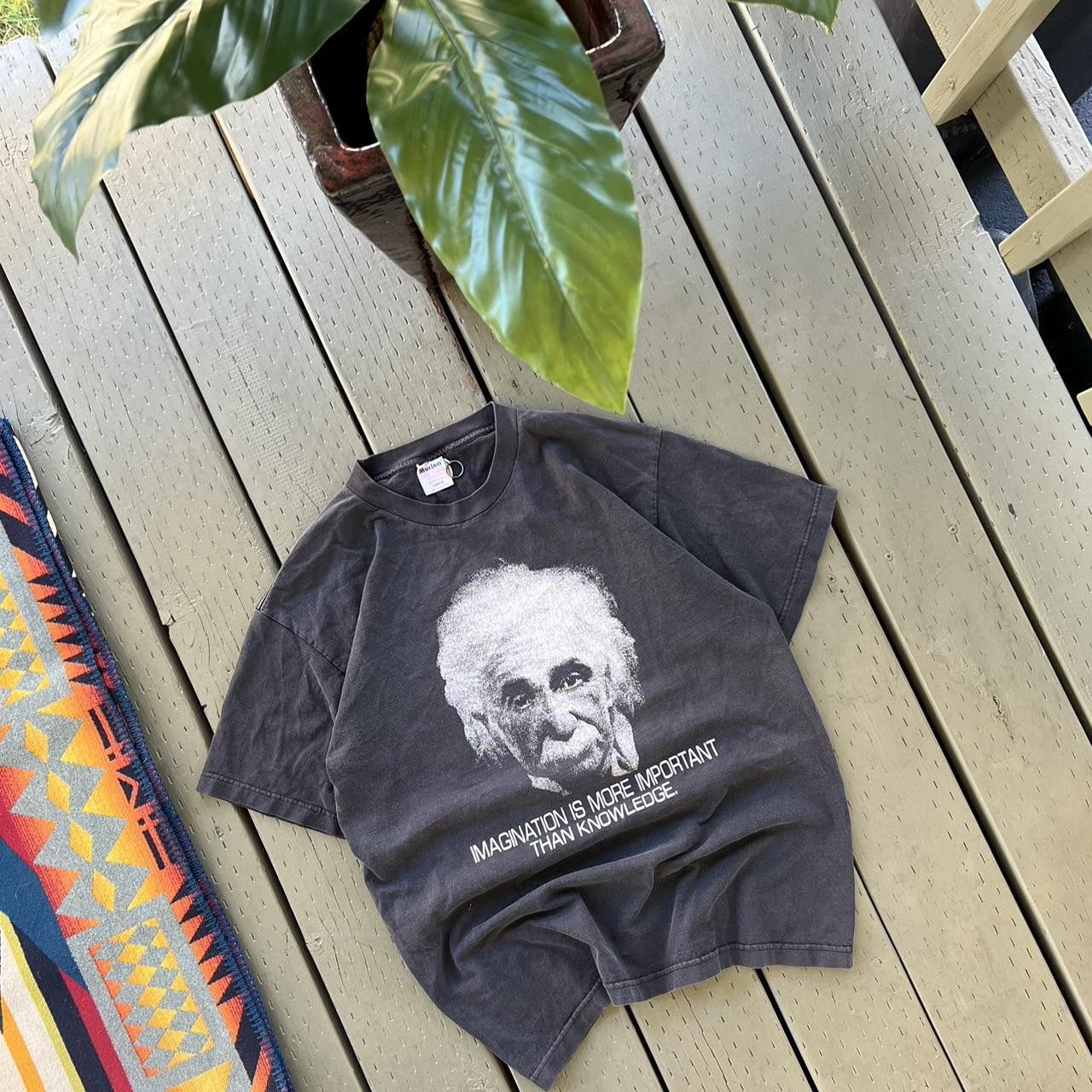 Vintage Vintage Albert Einstein Art & Science Murina Tshirt Size US L / EU 52-54 / 3 - 4 Thumbnail