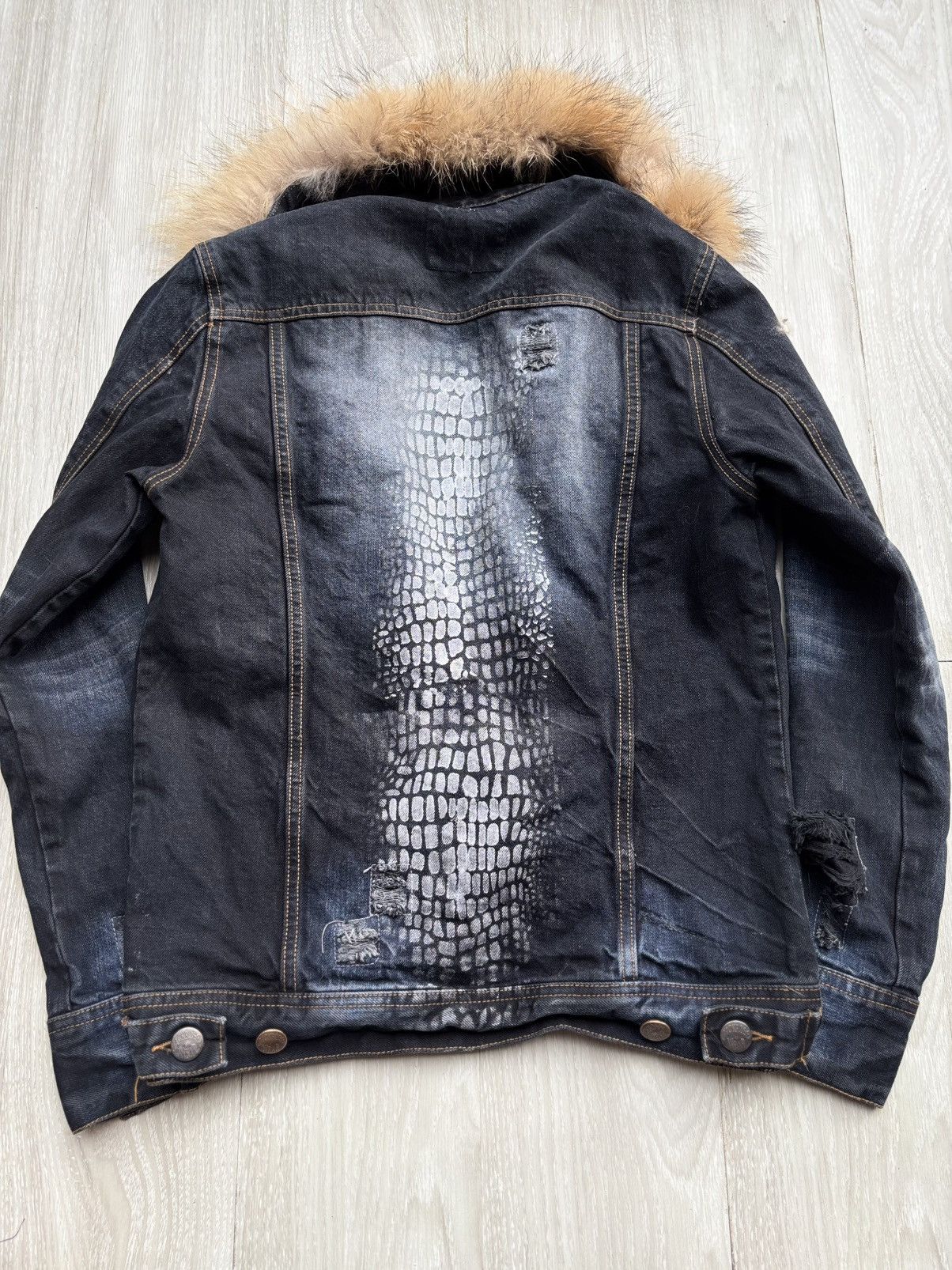 Jackrose coating leather hoodie jacket Jackrose coating leather