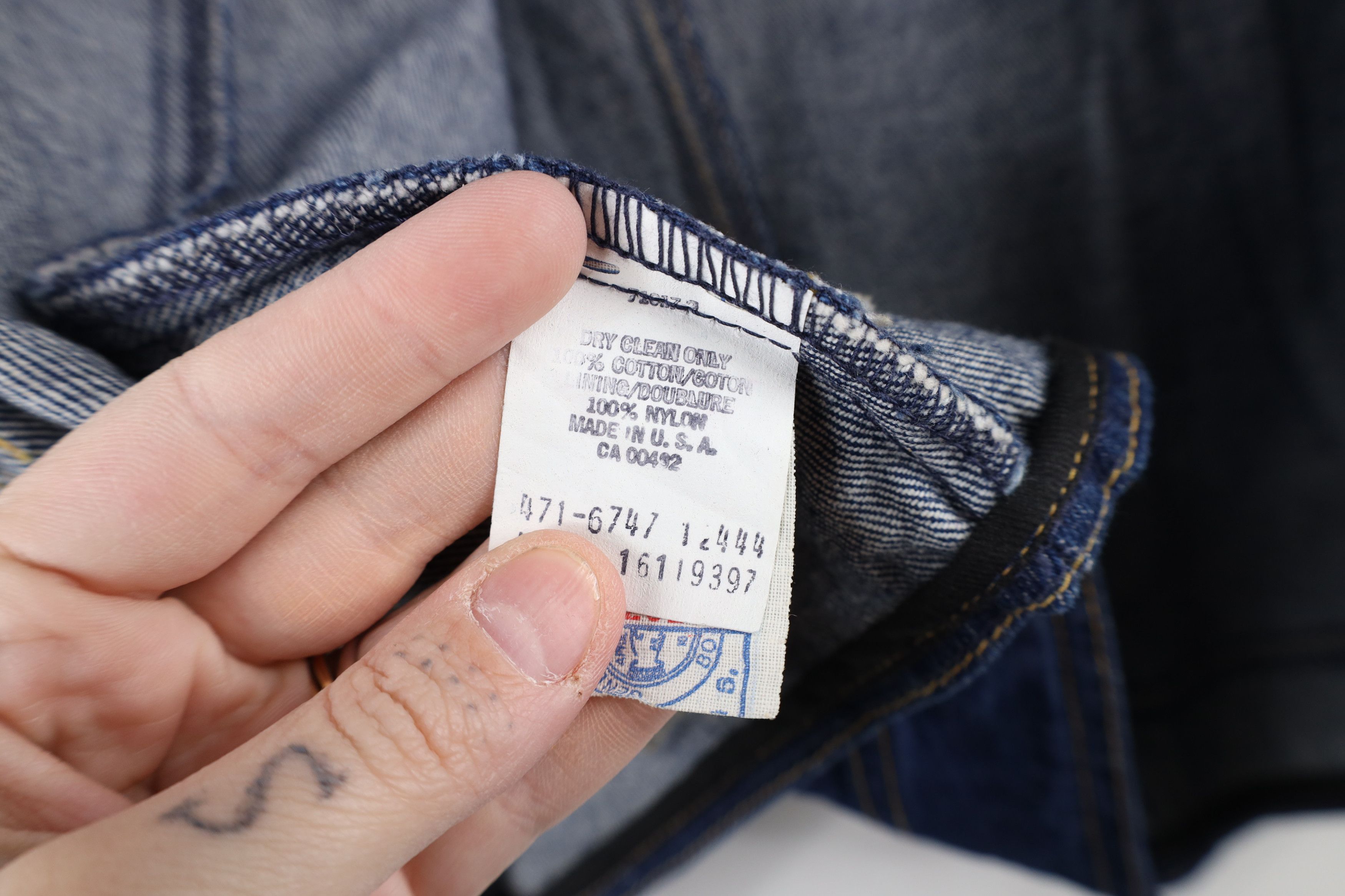 Lee × Vintage Vintage 60s 70s Lee Cowboy Denim Jean Vest Jacket Blue USA Size US L / EU 52-54 / 3 - 10 Thumbnail