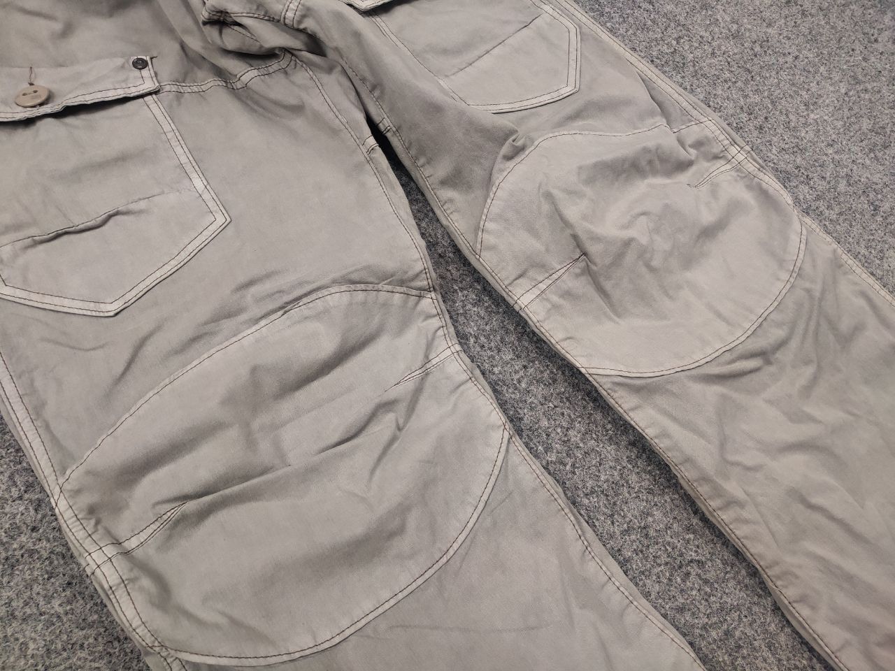 G-Star Vintage G Star Raw 3301 Cargo Multi pocket Double knee Pants Size US 34 / EU 50 - 10 Thumbnail