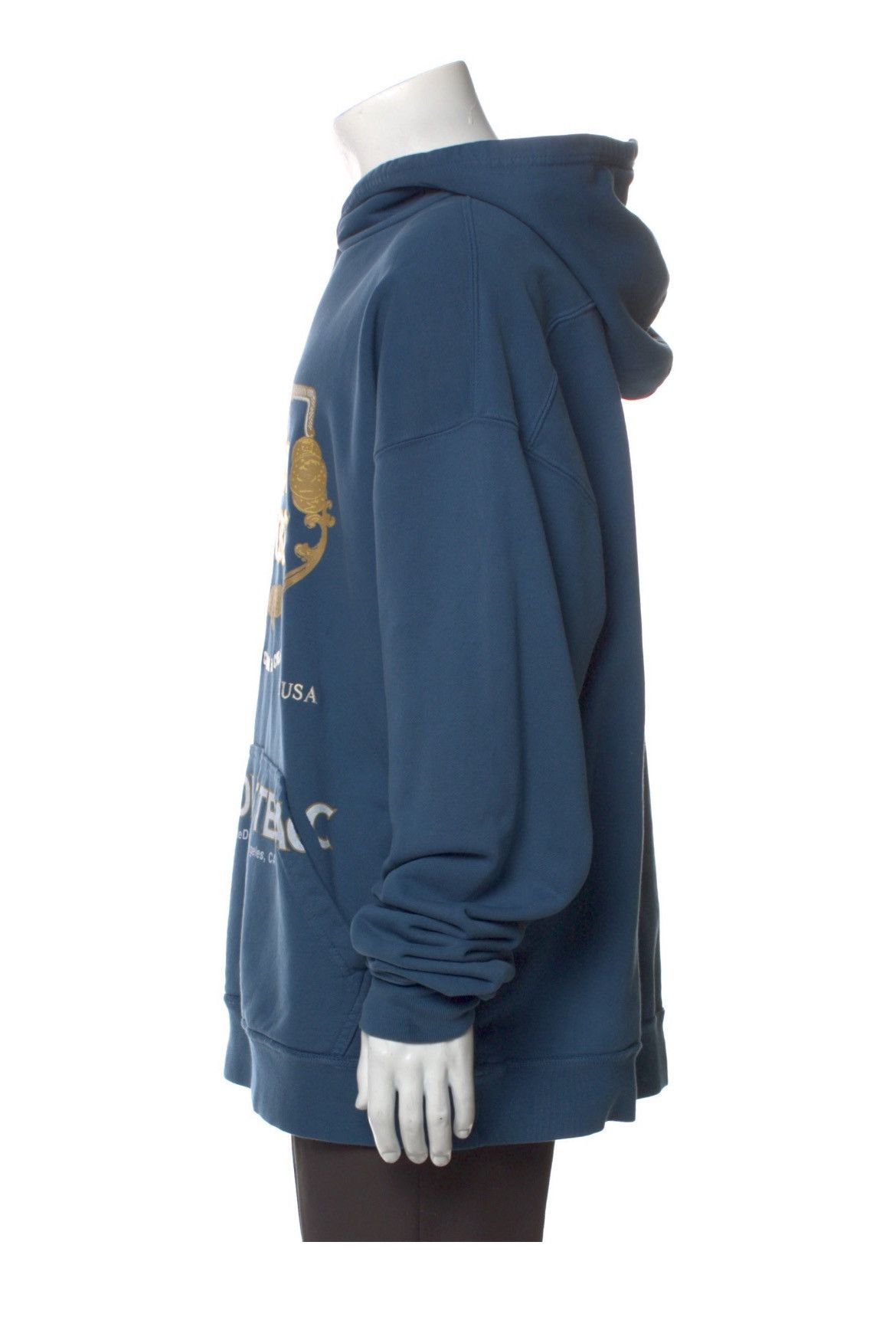 Designer × Rhude Rhude Slate Blue Cotton Le Tebac Hoodie Sweatshirt Size XL Size US XL / EU 56 / 4 - 2 Thumbnail