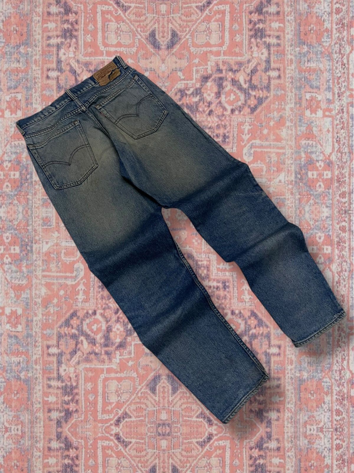 Levi's Vintage Clothing Vintage 90s Rare Designer Levis 516 Mudwash Distressed Denim Size US 29 - 9 Thumbnail