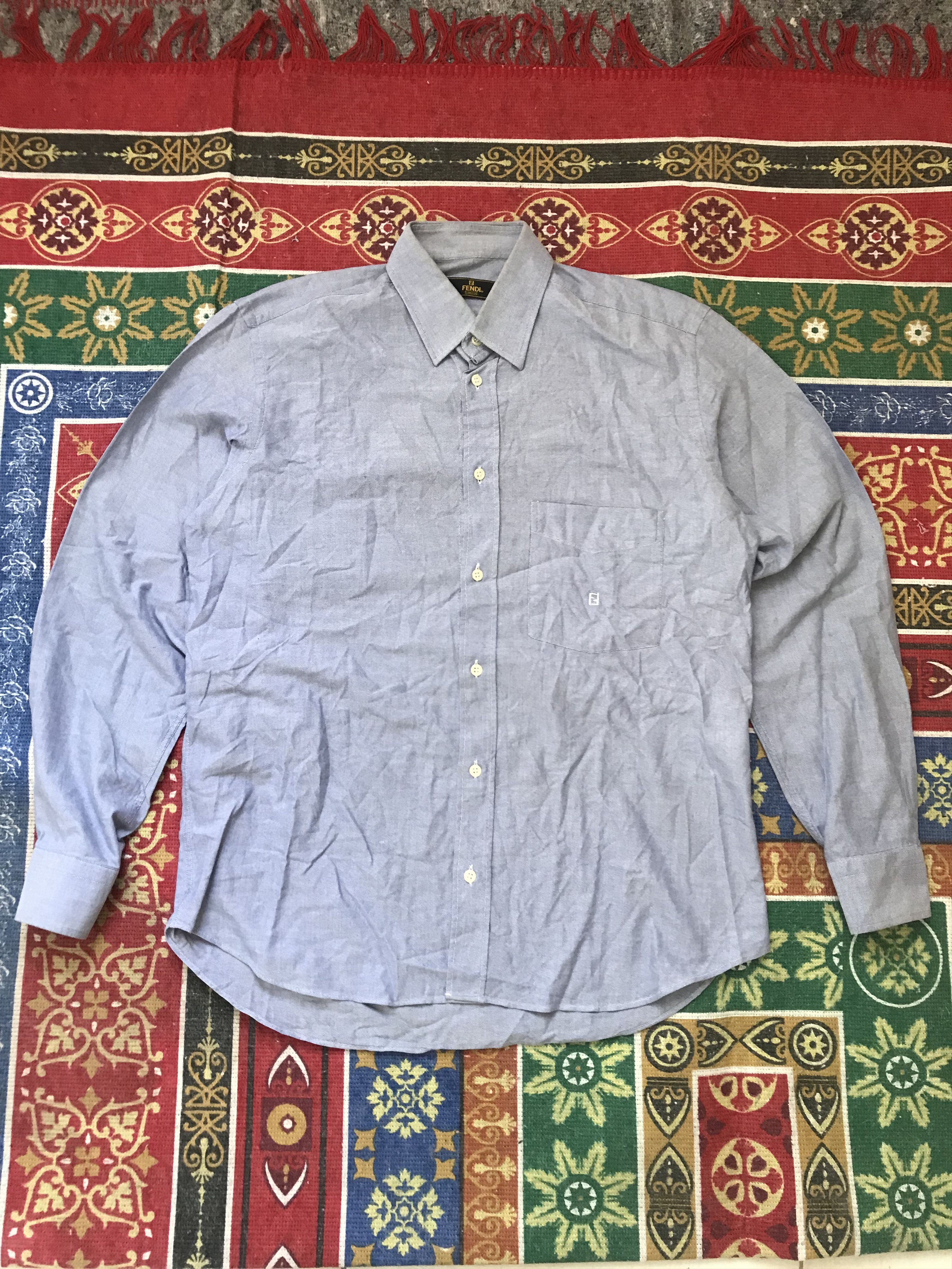 Fendi Vintage fendi shirt Size US L / EU 52-54 / 3 - 2 Thumbnail