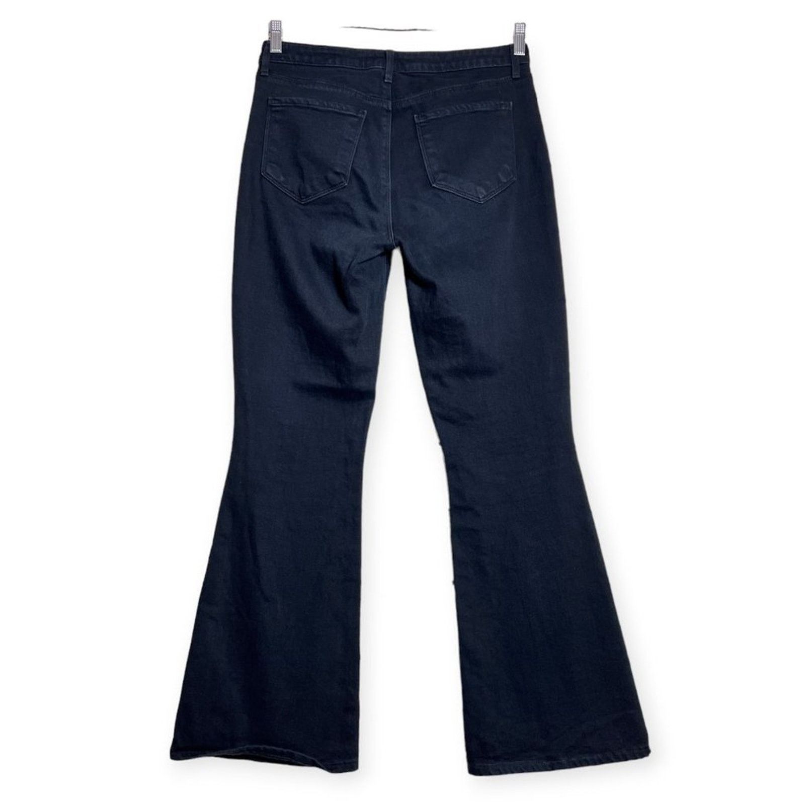 L'AGENCE L'AGENCE High Rise Black Flare Jeans Size 30 Size 30" / US 8 / IT 44 - 2 Thumbnail