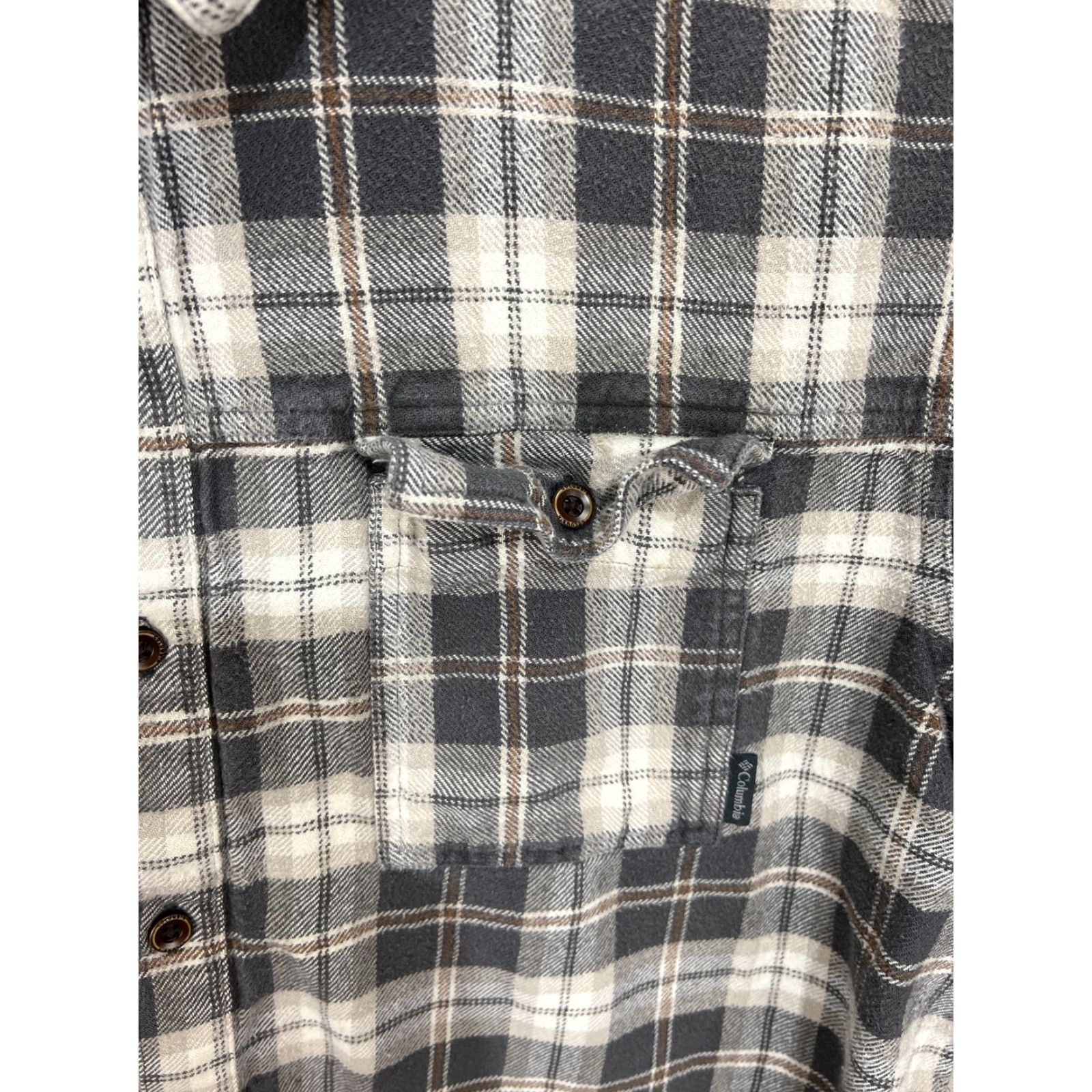 Vintage Columbia Shirt Mens XL Gray Plaid Button-Down Long Sleeve Pocket Button-Up All Seasons Modern Outdoor Casual Workwear Size US XL / EU 56 / 4 - 3 Thumbnail