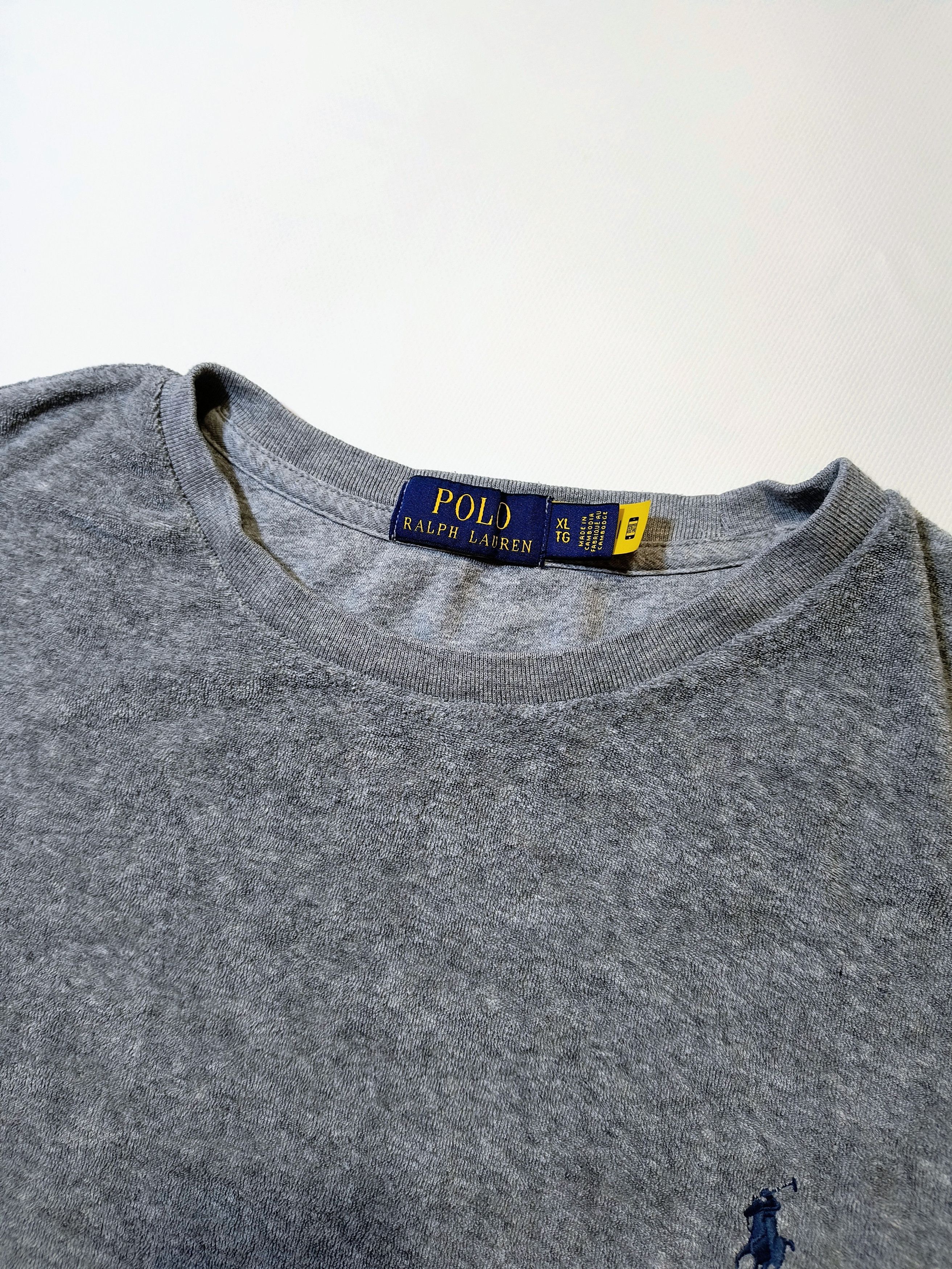 Polo Ralph Lauren Polo Ralph Lauren Terry T-Shirt Size US XL / EU 56 / 4 - 5 Thumbnail