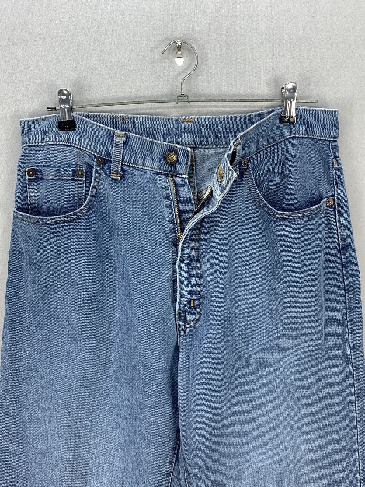 Japanese Brand Vintage Japan GL Heart Big John Baggy Tapered Jeans W31 Size US 31 - 7 Thumbnail