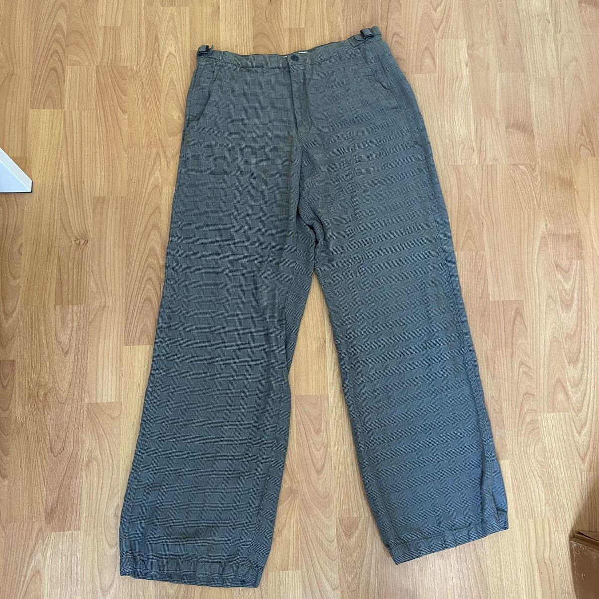 Vintage Emporio Armani Plaid Dress Pants Size 40