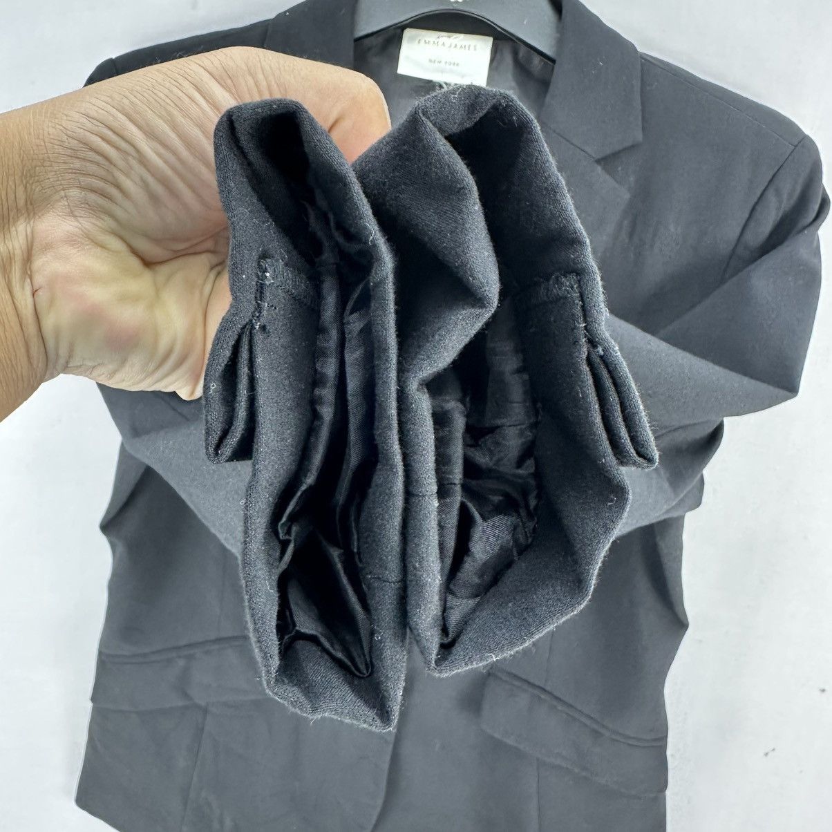 Japanese Brand Emma James New York Women Cropped Coat Jacket Size XS / US 0-2 / IT 36-38 - 8 Thumbnail