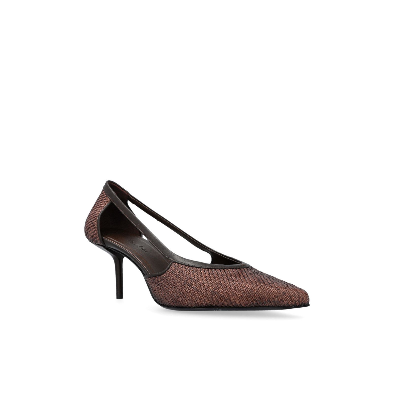 Max Mara MAX MARA Brown Leather 70mm Heel Mules New & Authentic (Wome Size US 6 / IT 36 - 2 Thumbnail