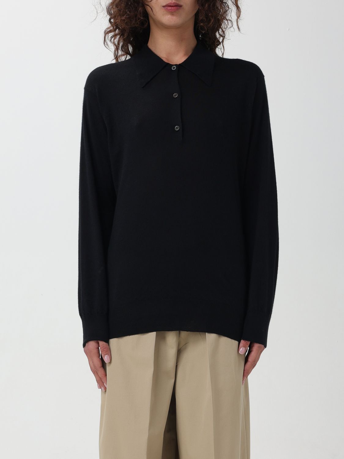 image of Prada Polo Shirt Woman Black, Women's (Size Small)