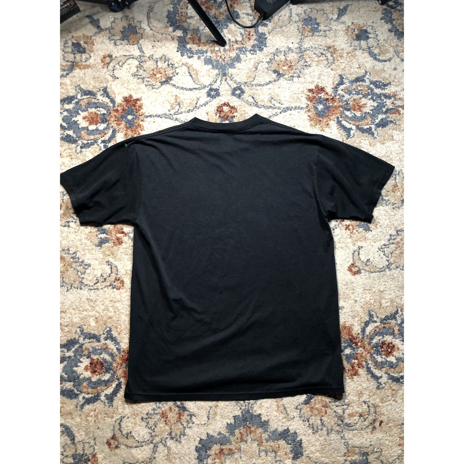 Jerzees VINTAGE Jerzees Shirt Mens L Single Stitch Made In USA 1993 Movie Theater Logo Solid 90s Mens Shirt Size US L / EU 52-54 / 3 - 8 Thumbnail