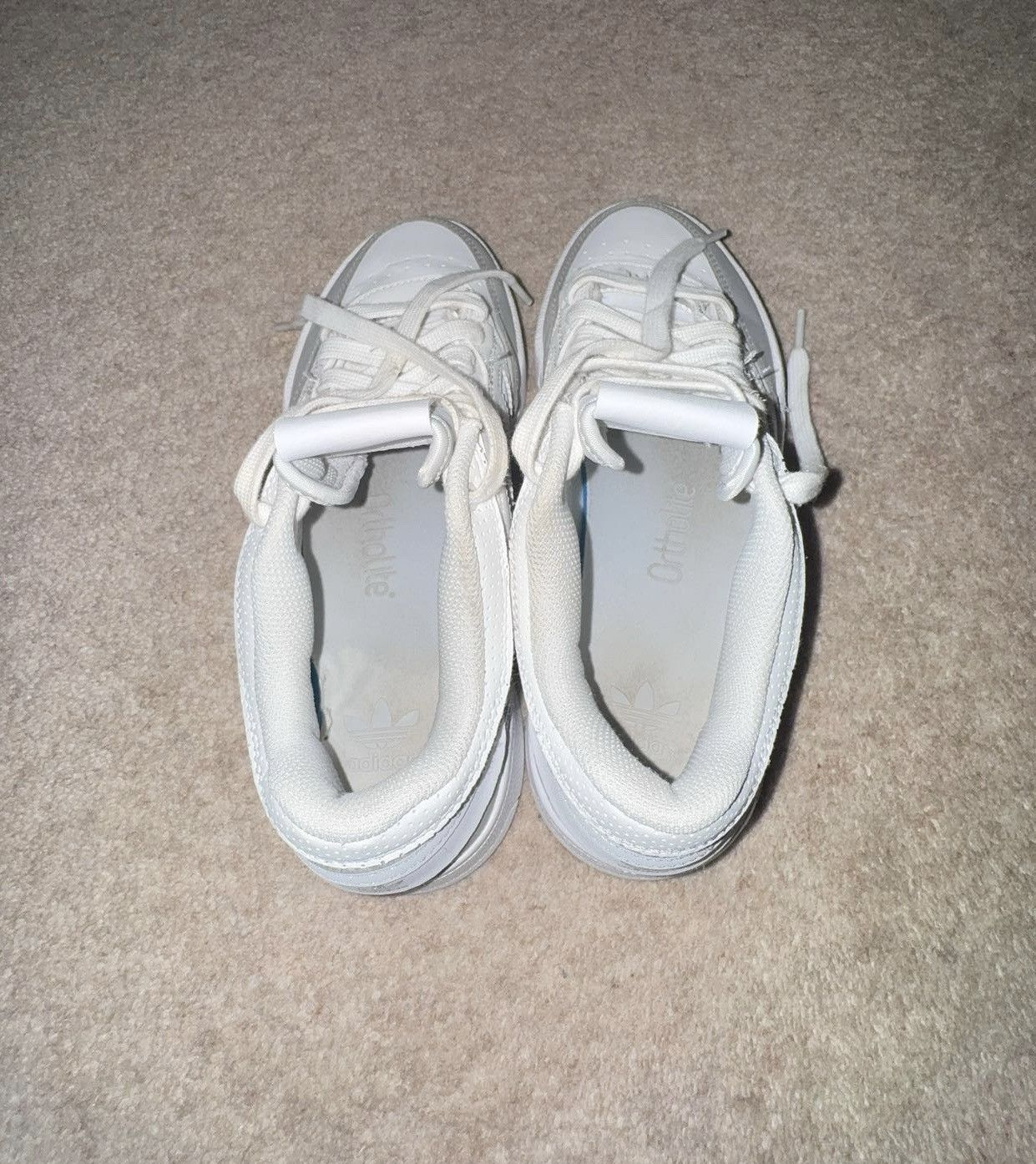 Adidas White and grey adidas trainers Size US 7.5 / IT 37.5 - 5 Thumbnail