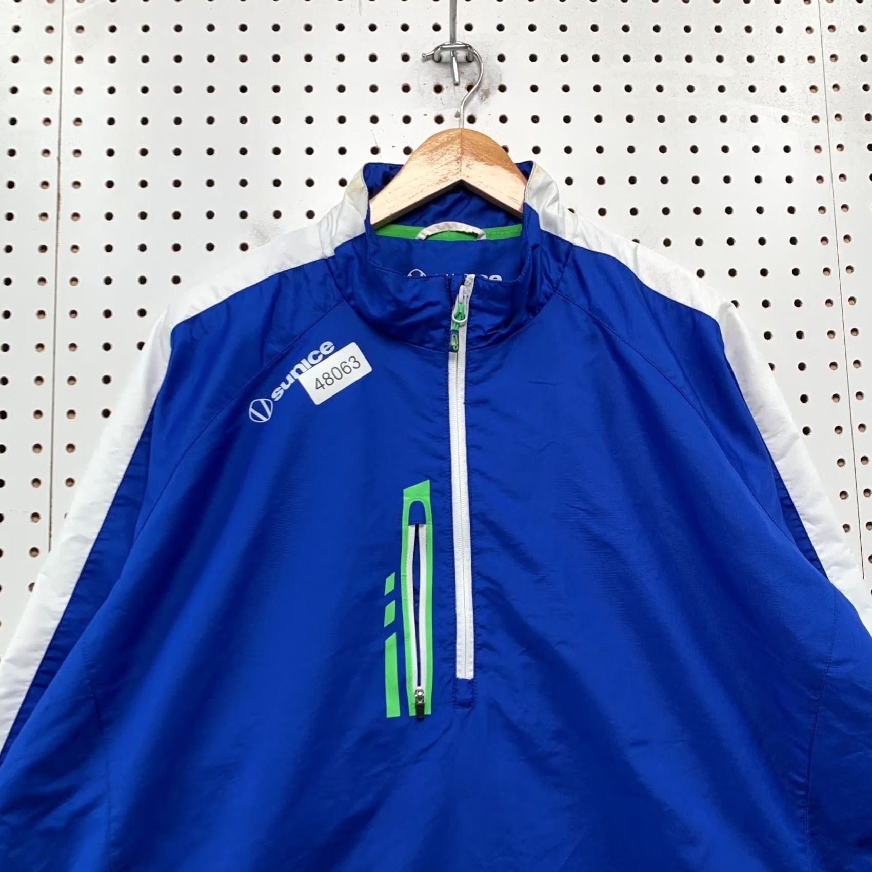 Vintage Sunice Golf Windbreaker Jacket Mens XL Blue Lightweight 1/2 Zip Pullover Windbreaker Jacket Size US XL / EU 56 / 4 - 7 Thumbnail