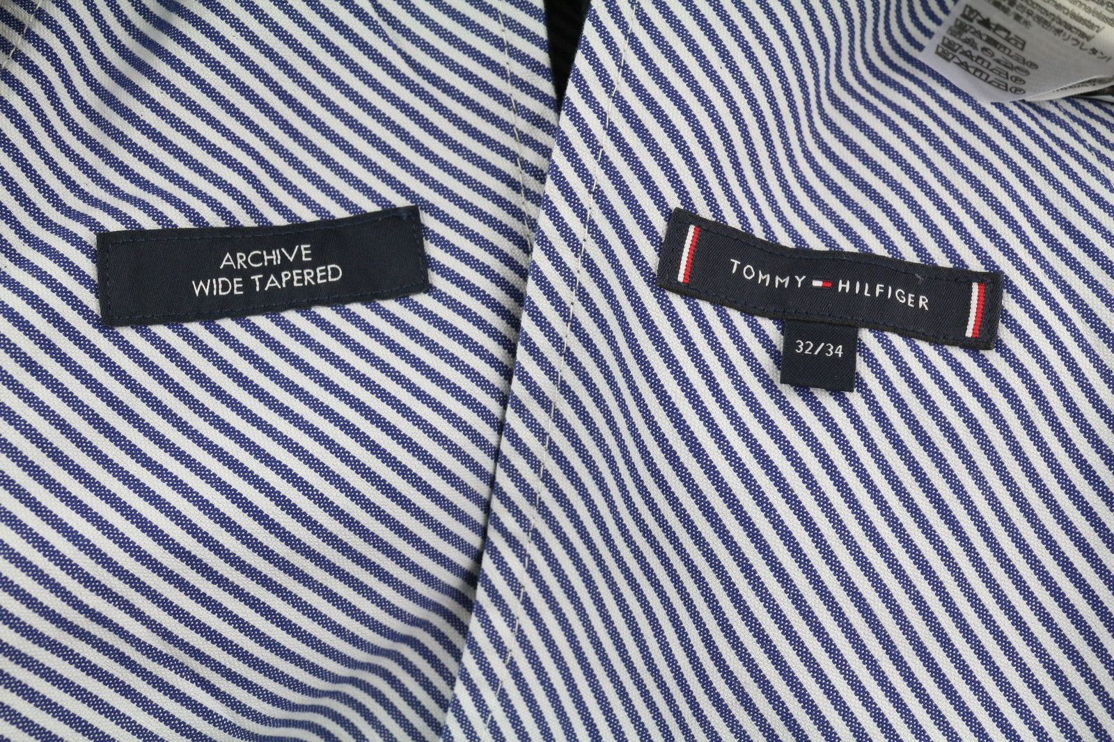 Tommy Hilfiger ARCHIVE CHINO W32/L34 Wide Tapered Pleat Leg Trousers 85137 Size US 32 / EU 48 - 8 Thumbnail