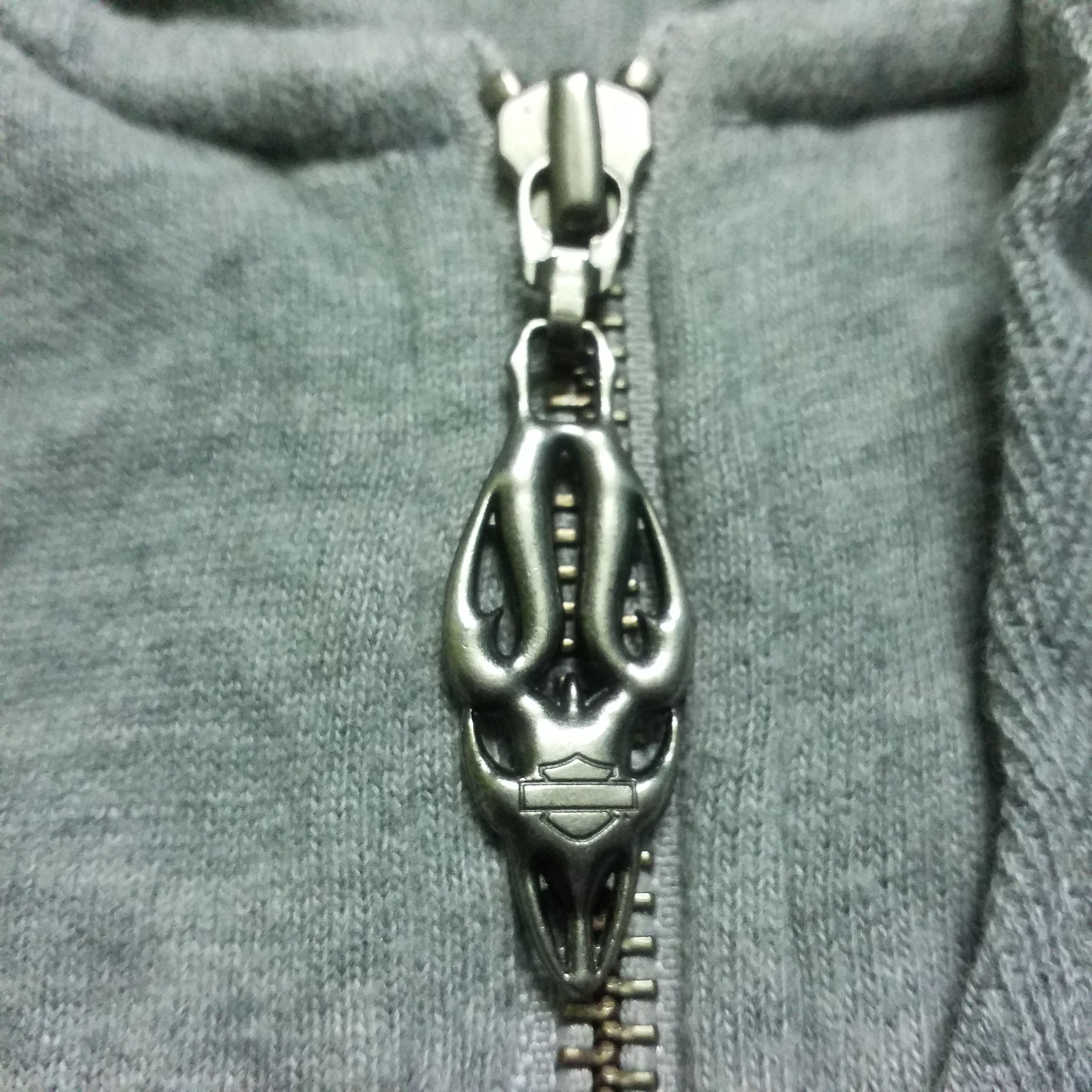 Harley Davidson × Vintage HARLEY DAVIDSON HOODIE FULL ZIPPER TATOO STYLE Size S / US 4 / IT 40 - 3 Thumbnail