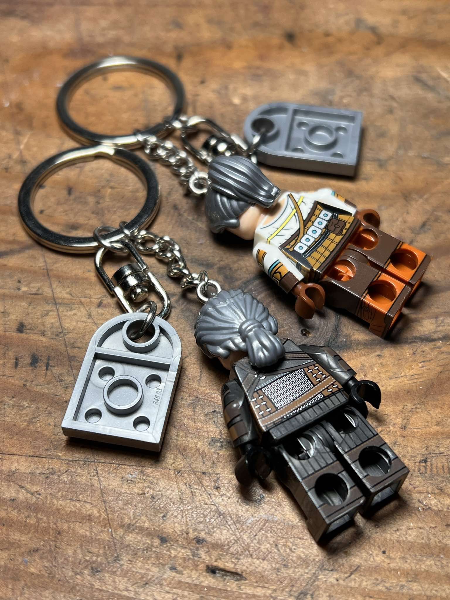 Cartoon Network Witcher 3 irritated minifigure keychain custom handmade Size ONE SIZE - 4 Thumbnail