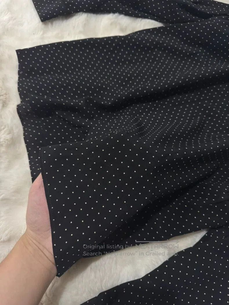 Saint Laurent Paris Saint Laurent Men's Polka Dot Silk Shirt. Size US M / EU 48-50 / 2 - 6 Thumbnail