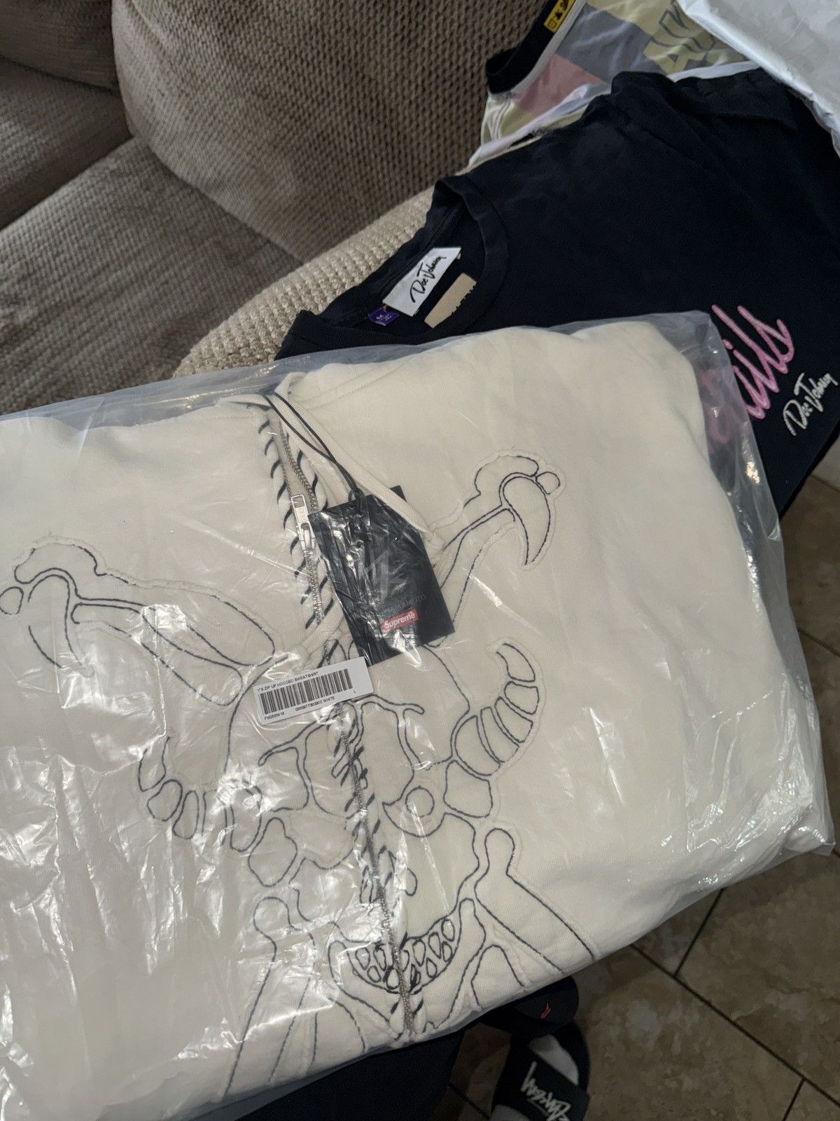 Supreme × Yohji Yamamoto supreme yohji yamamoto zip up hooded sweatshirt Size US L / EU 52-54 / 3 - 4 Thumbnail