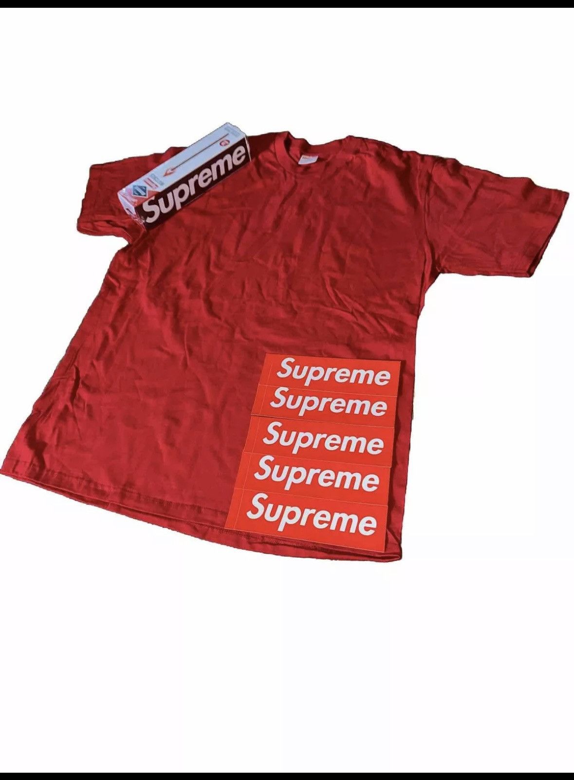Supreme blank tee sales