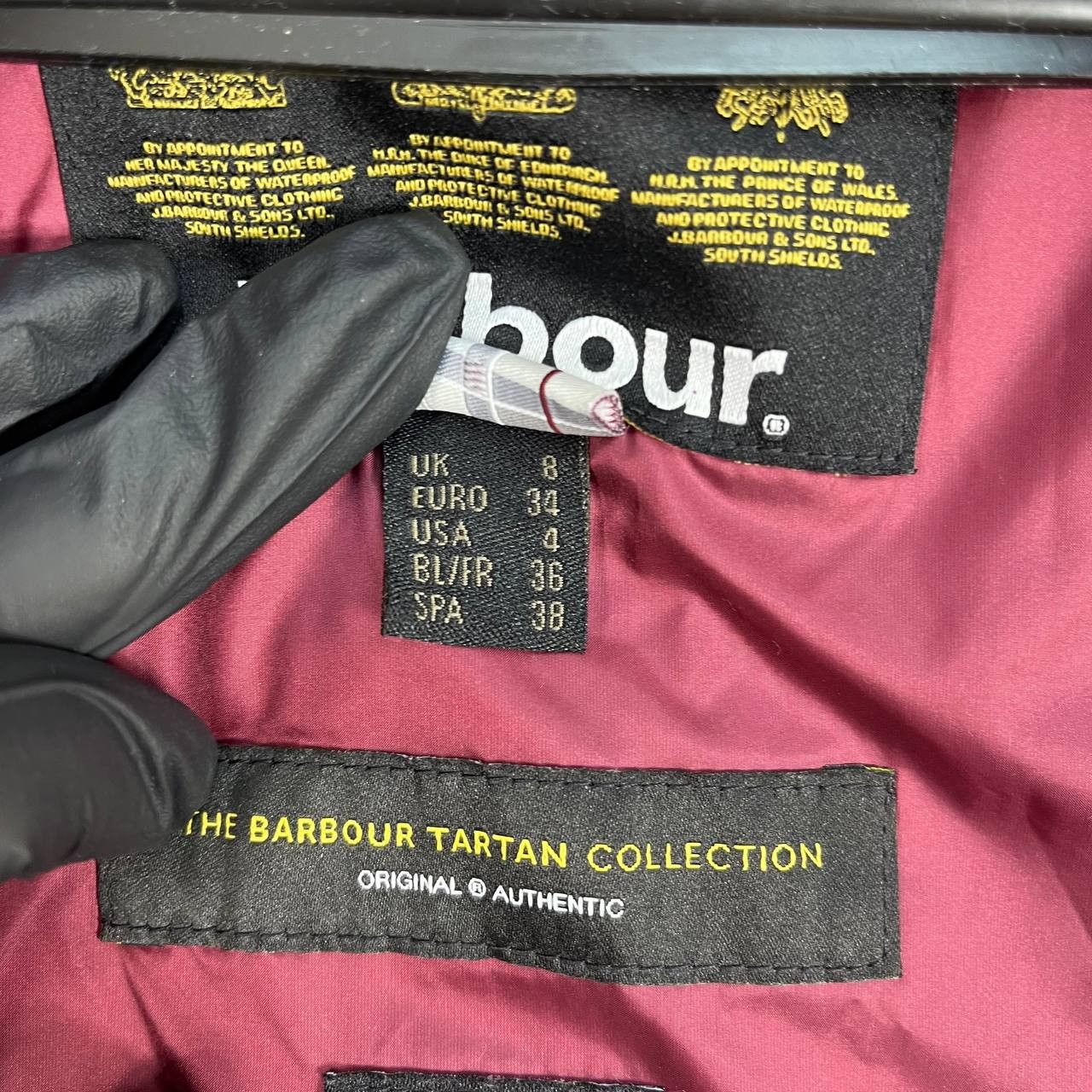 Barbour Barbour Reid Quilted Jacket Burgundy Womens Size UK 8 EU 34 Size M / US 6-8 / IT 42-44 - 7 Thumbnail