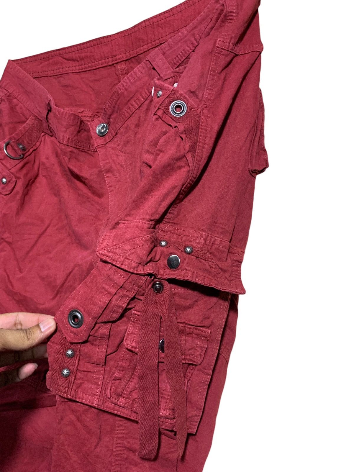 If Six Was Nine × Japanese Brand × Seditionaries 🔥RED TACTICAL SIX POCKETS PANTS W38 Size US 38 / EU 54 - 5 Thumbnail