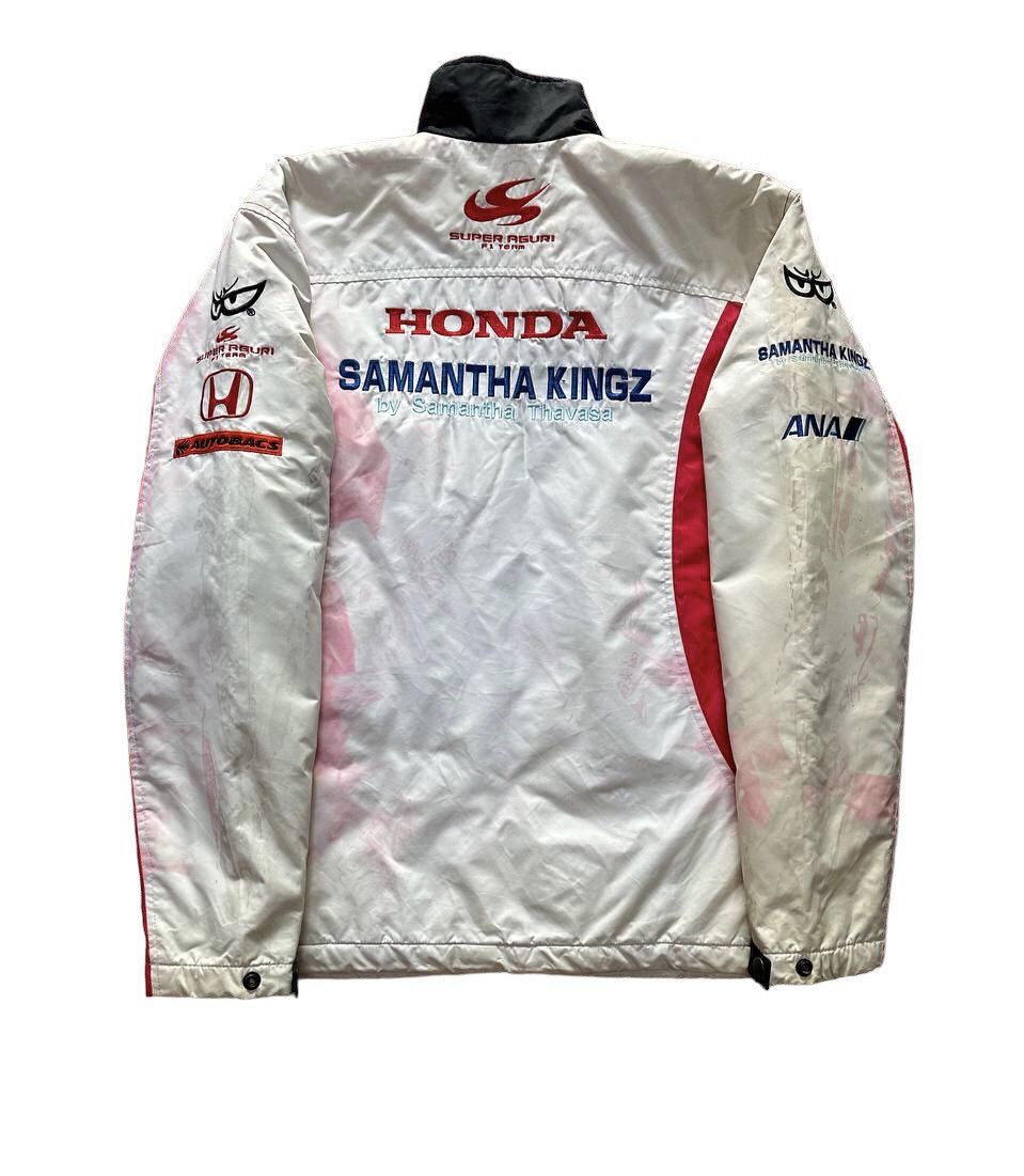 image of VTG Honda F1 Team By Samantha Thavasa Jacket in White, Men's (Size Medium)