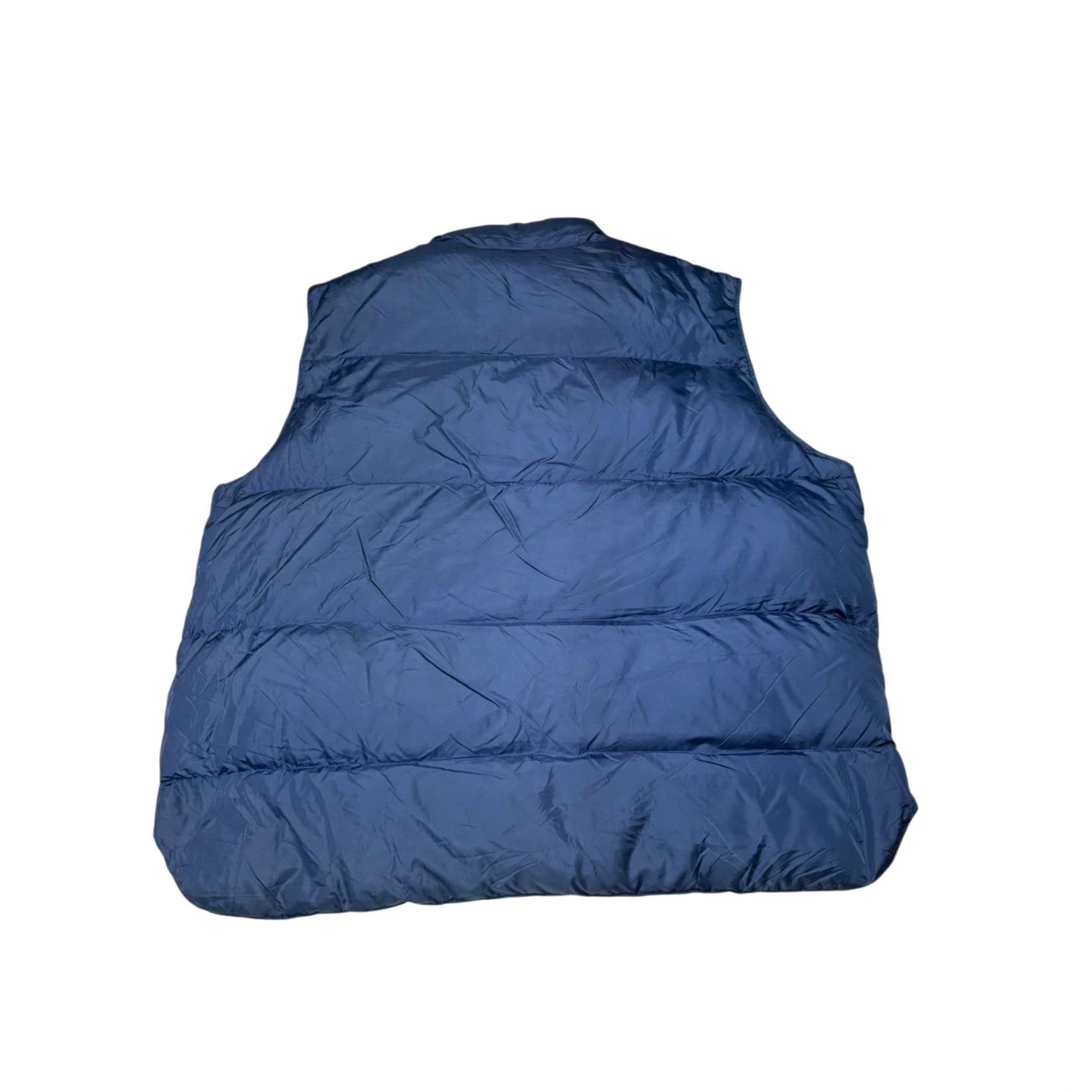 Vintage Vintage LL Bean Mens Puffer Vest Navy Blue Collared Quilted Insulated XL Size US XXL / EU 58 / 5 - 4 Thumbnail