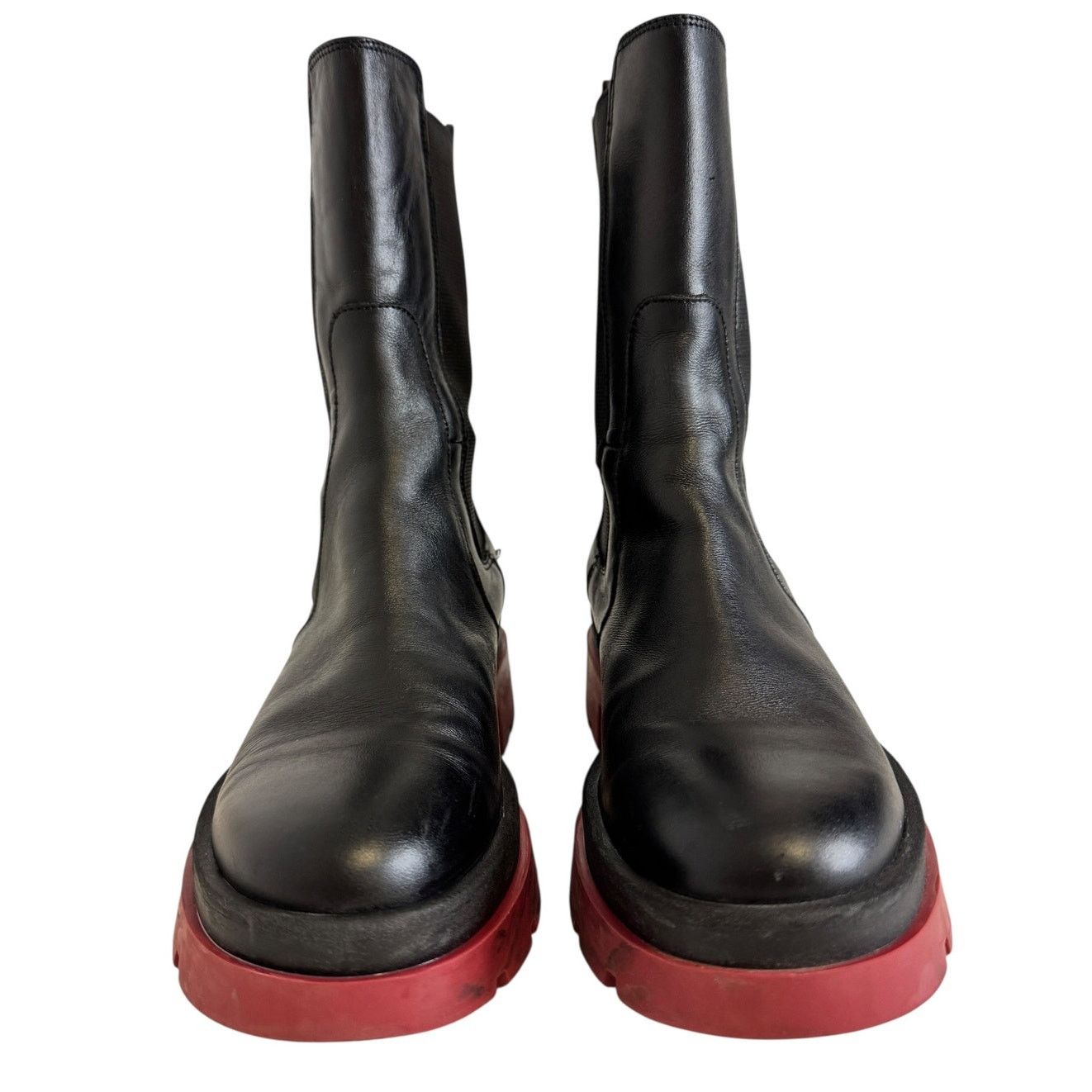 Other Dusano Chelsea Boots Black Leather EU 38 Luxury Designer Size US 7.5 / IT 37.5 - 2 Thumbnail