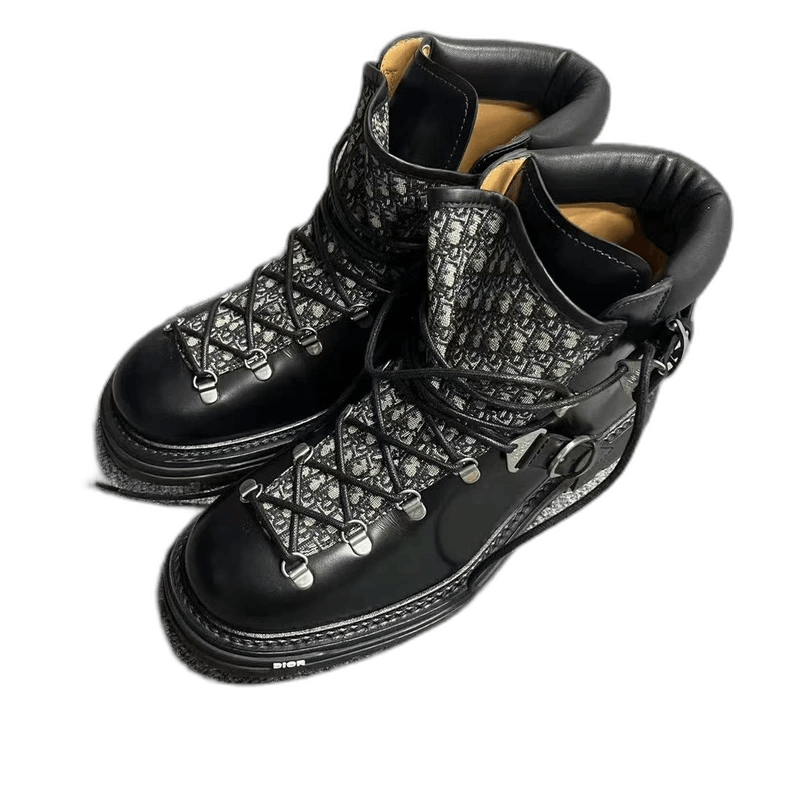 Dior Dior Black Leather Casual Short Boots Size US 10 / EU 43 - 1 Thumbnail