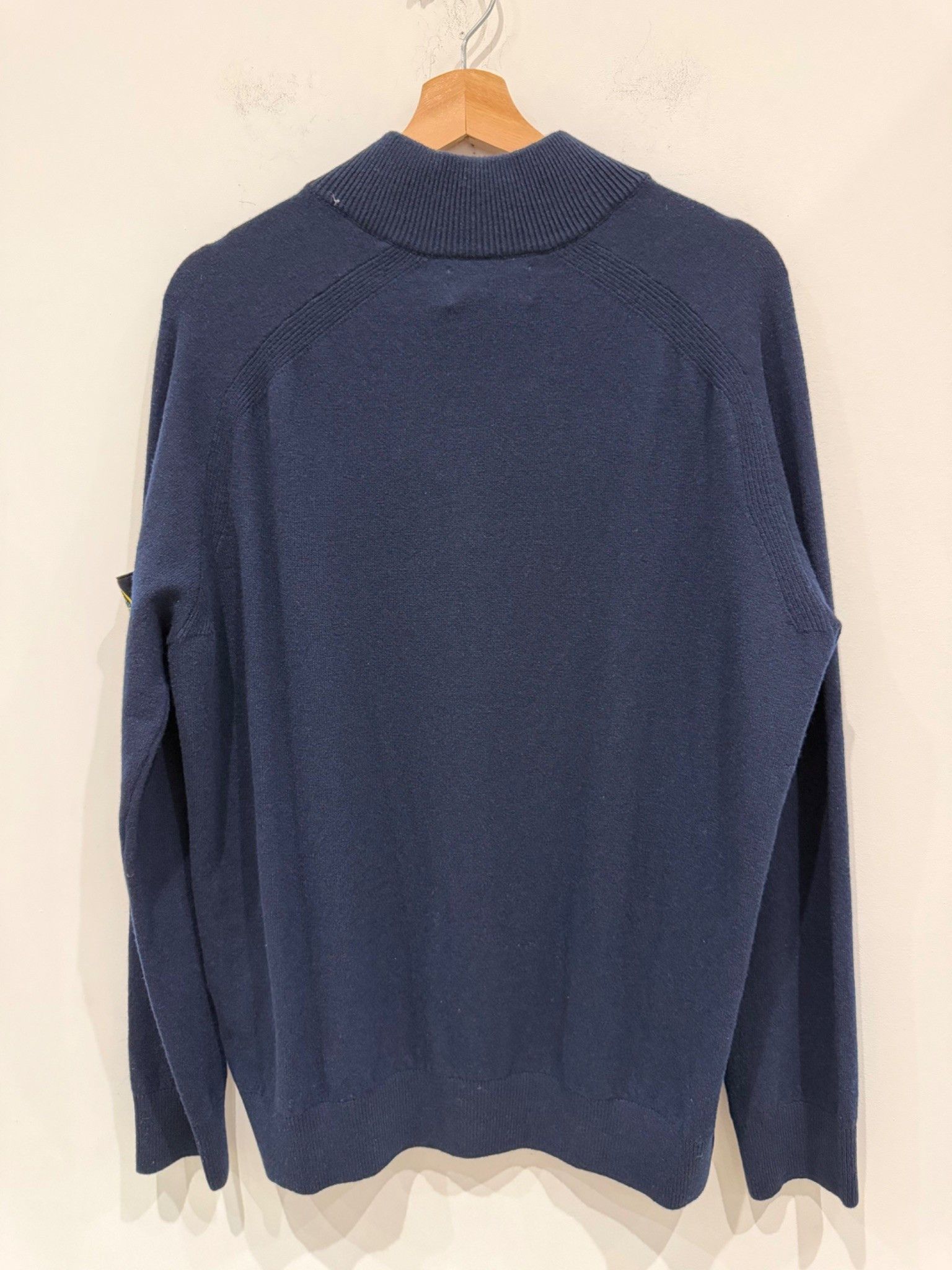 Stone Island Stone Island Half Zip Up Knitwear Navy Size US XL / EU 56 / 4 - 6 Thumbnail