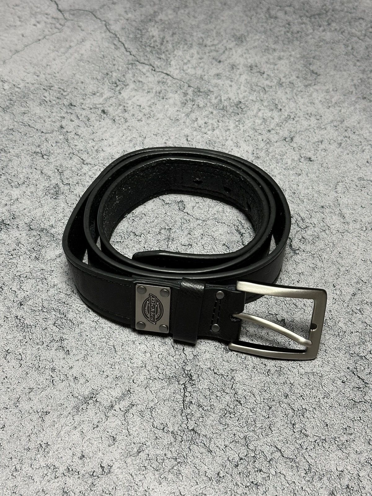 Dickies Dickies Black Leather Belt Size ONE SIZE - 2 Thumbnail