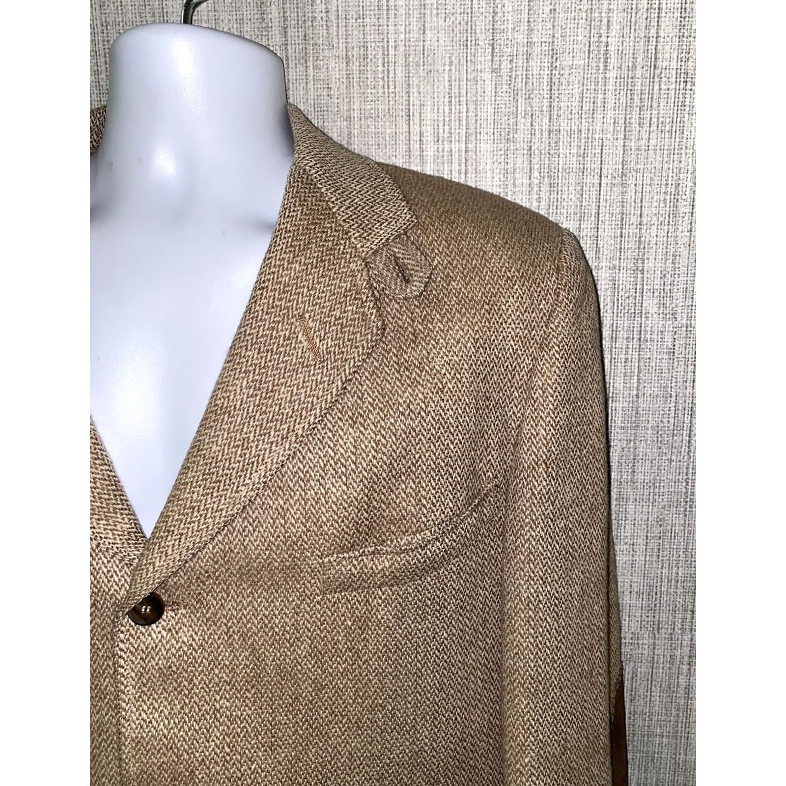 Vintage Seaforth Sport Coat Brown Scotland Made 3 Button Size 42 Mens Wool Regular Coat Size US XS / EU 42 / 0 - 3 Thumbnail