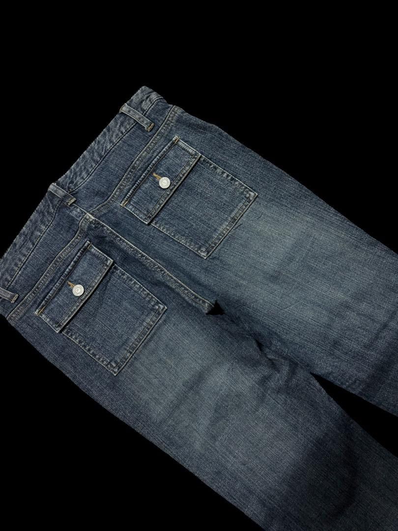 Vintage BELL BOTTOM 90s Style Japanese Bushpants Bootcut Sick Jeans Size US 29 - 16 Thumbnail