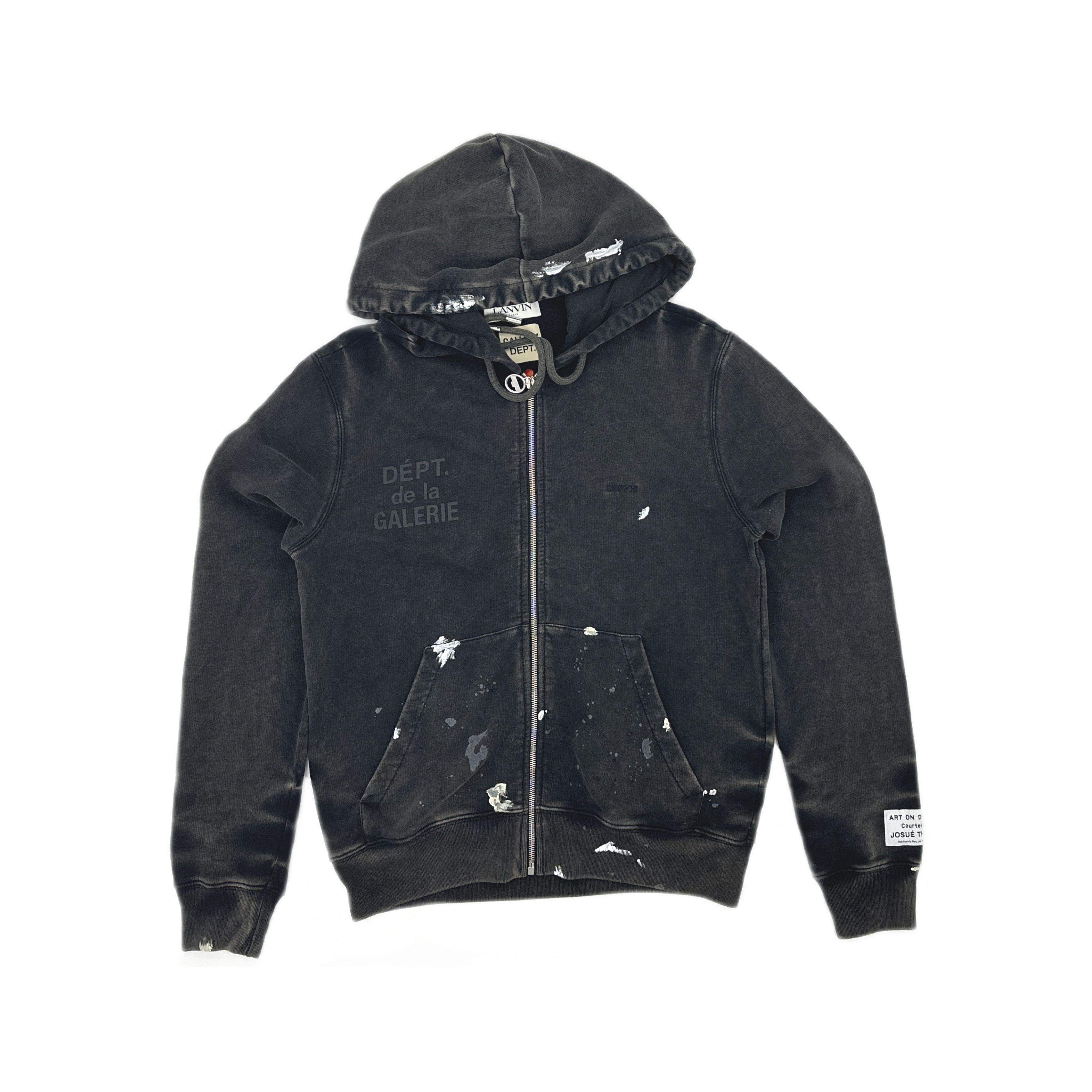 Gallery Dept. × Lanvin Lanvin x Gallery Dept. Paint Splatter Zip Hoodie M Size US M / EU 48-50 / 2 - 1 Thumbnail